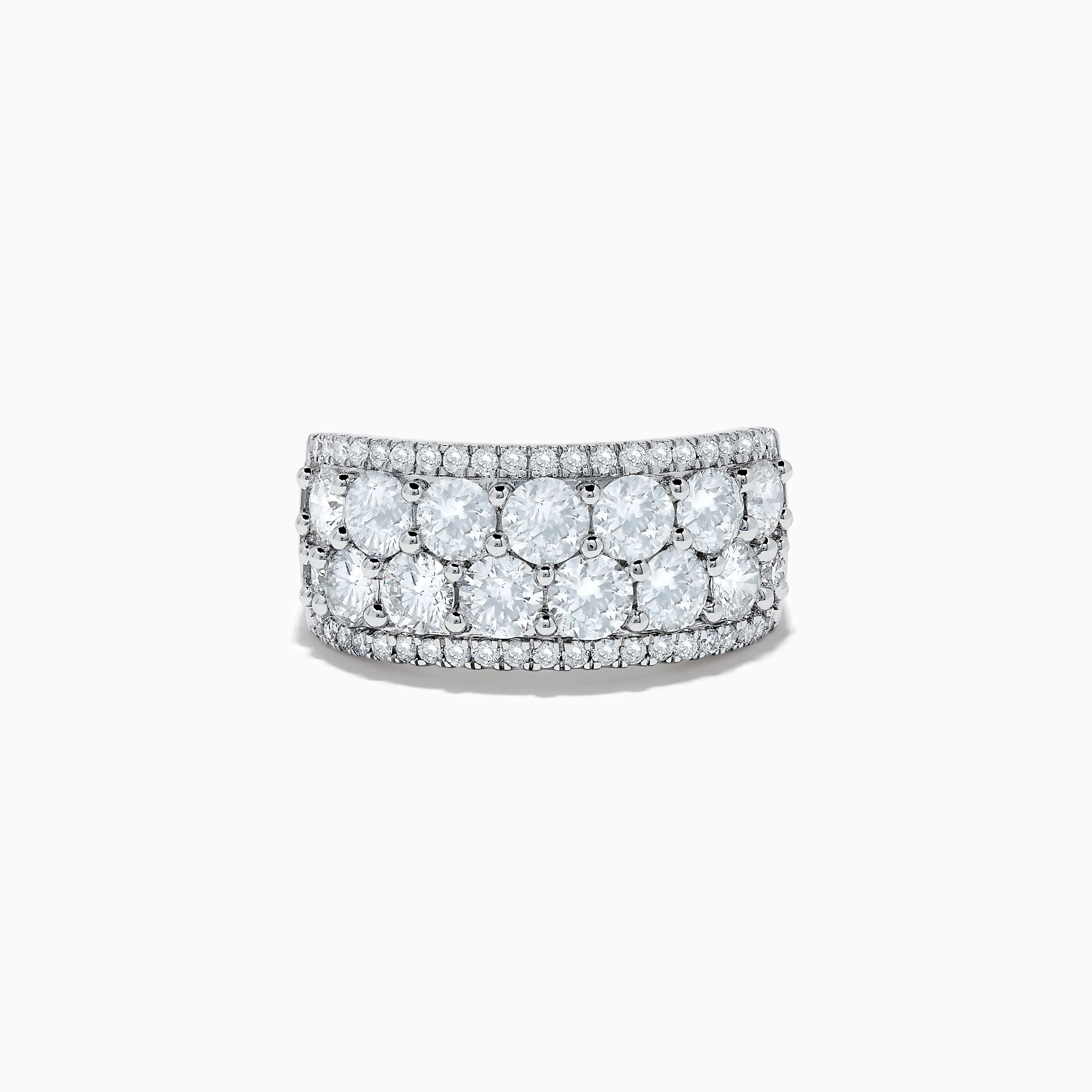 14K White Gold Lab Grown Diamond Ring sold by Effy