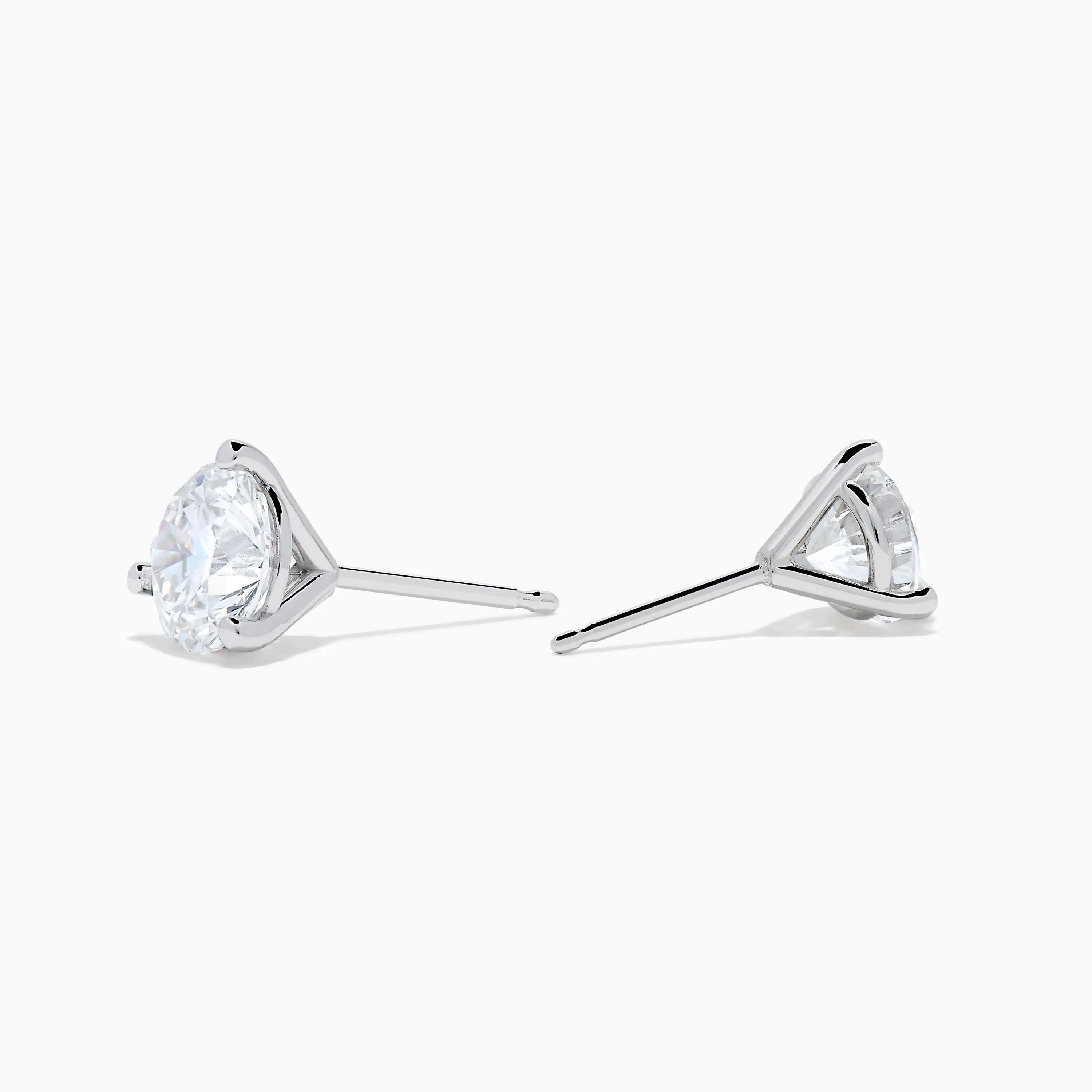 Lab Grown Diamond 2.00ct Stud Earring in 14K White Gold sold by Effy product image thumbnail 2