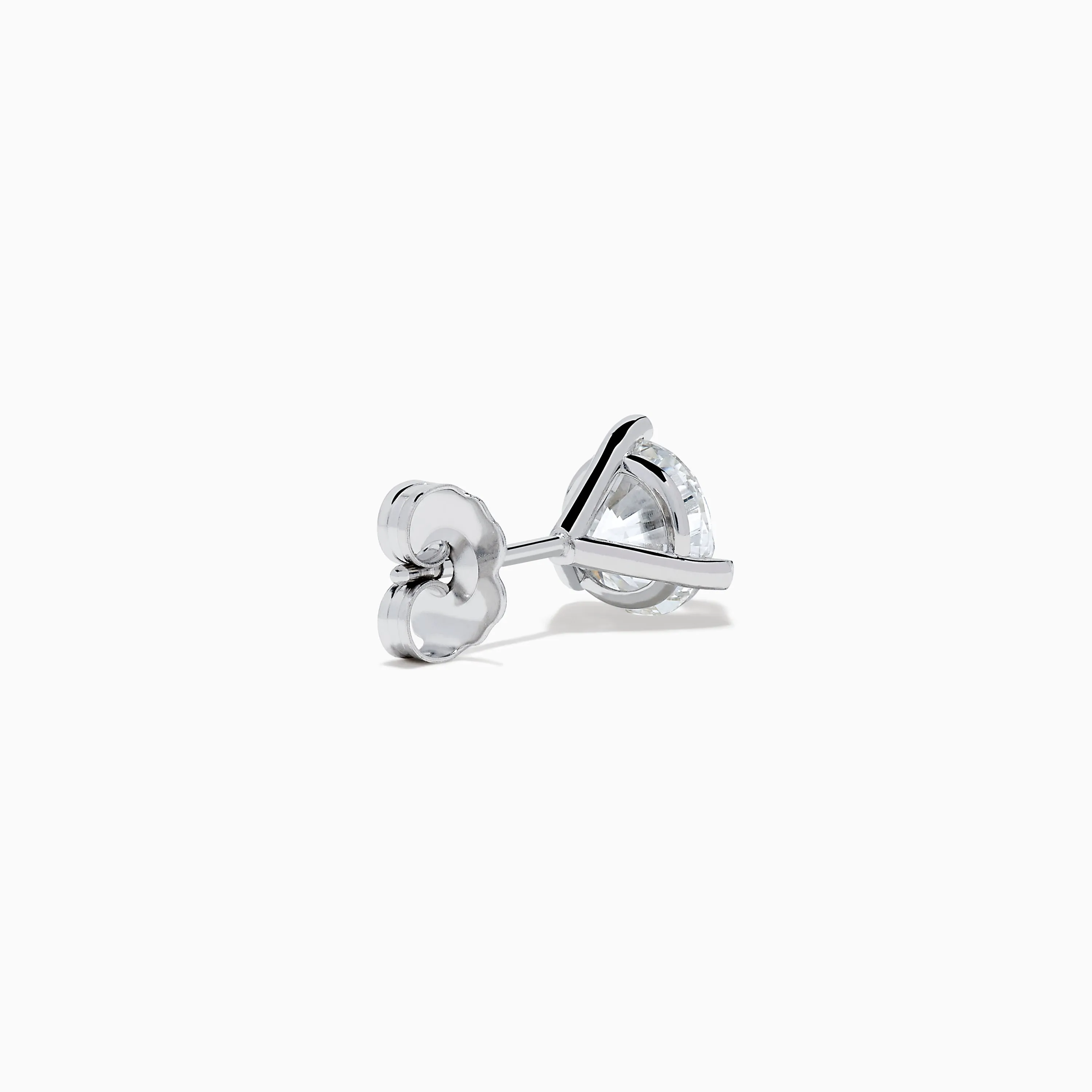 Lab Grown Diamond 2.00ct Stud Earring in 14K White Gold sold by Effy product image thumbnail 4