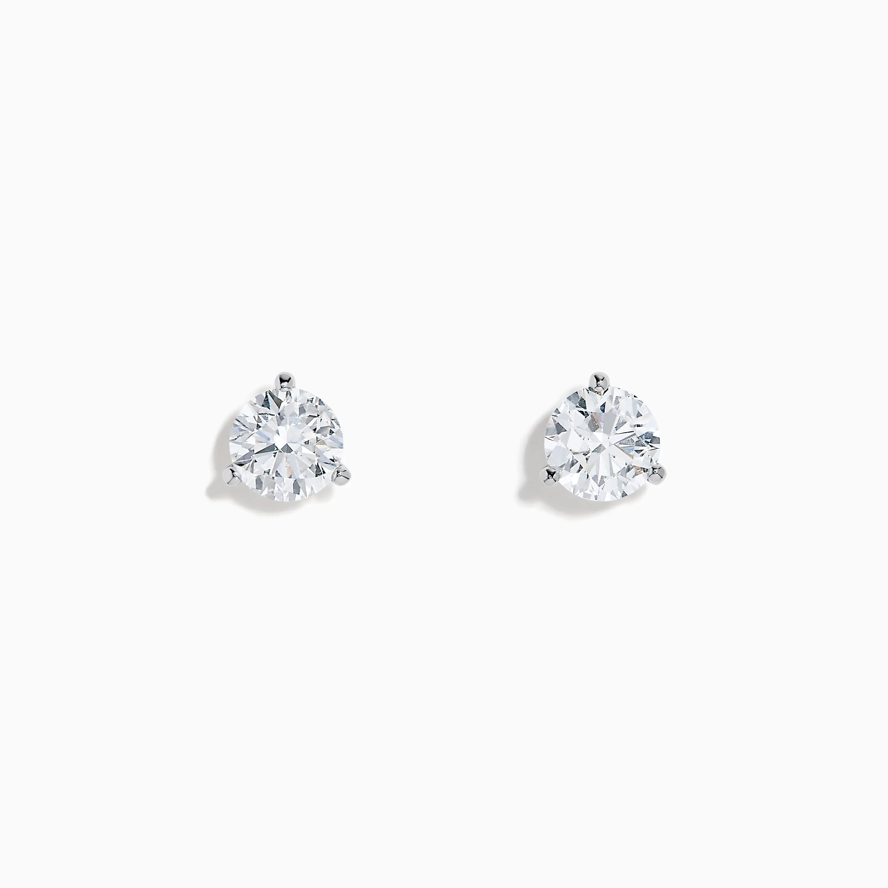 Lab Grown Diamond 2.00ct Stud Earring in 14K White Gold sold by Effy