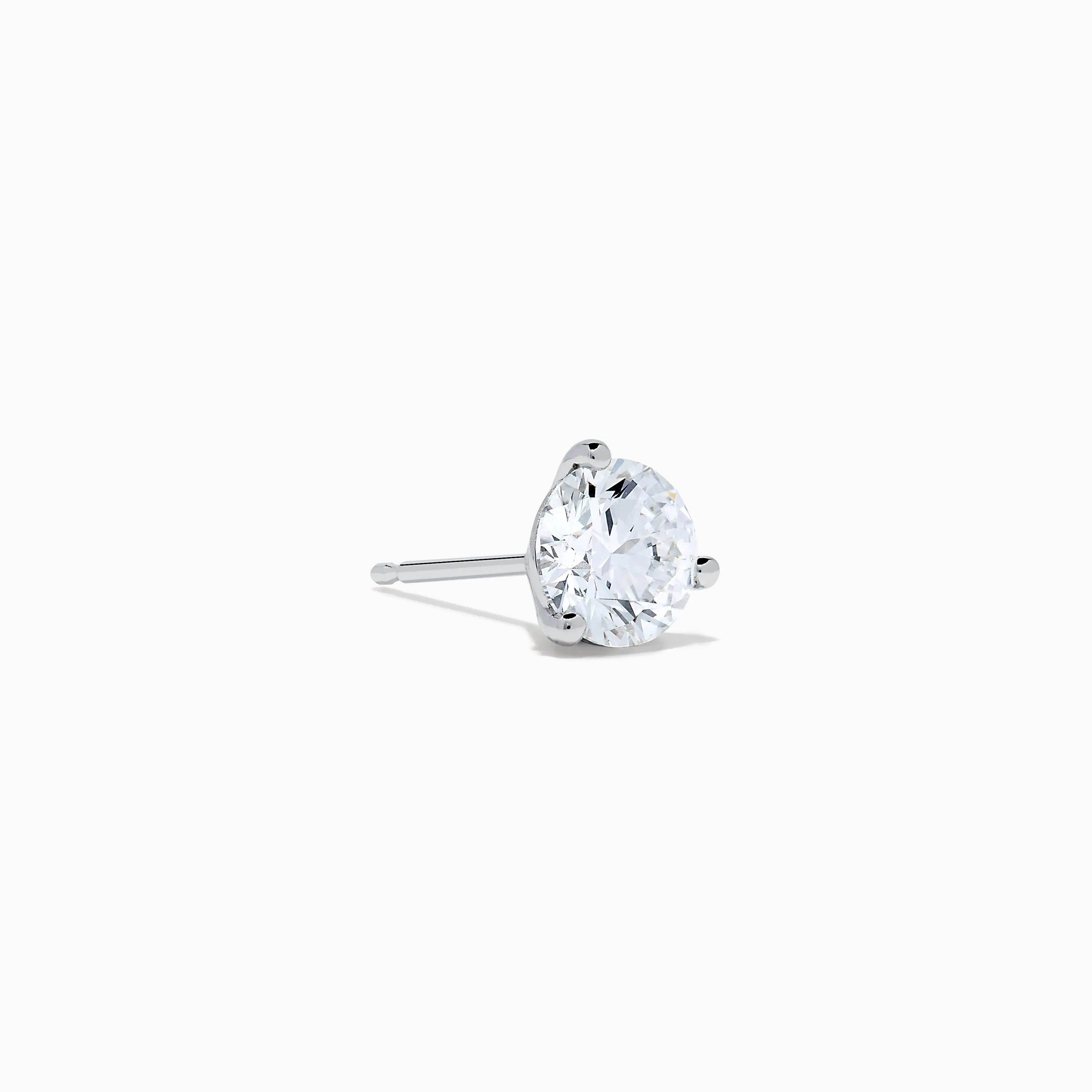 Lab Grown Diamond 2.00ct Stud Earring in 14K White Gold sold by Effy product image thumbnail 3