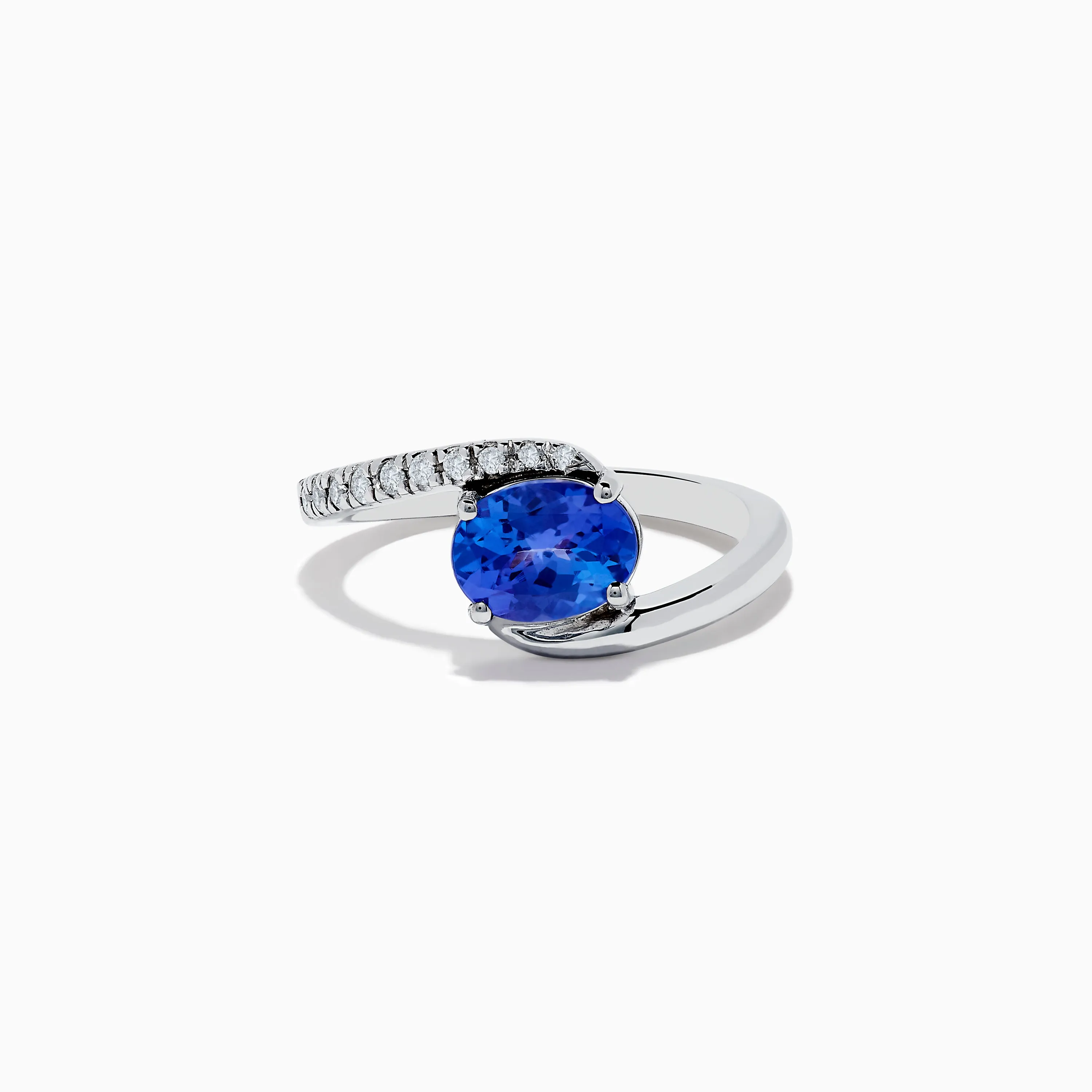 Nahla Siri 14K White Gold Tanzanite and Diamond Ring sold by Effy