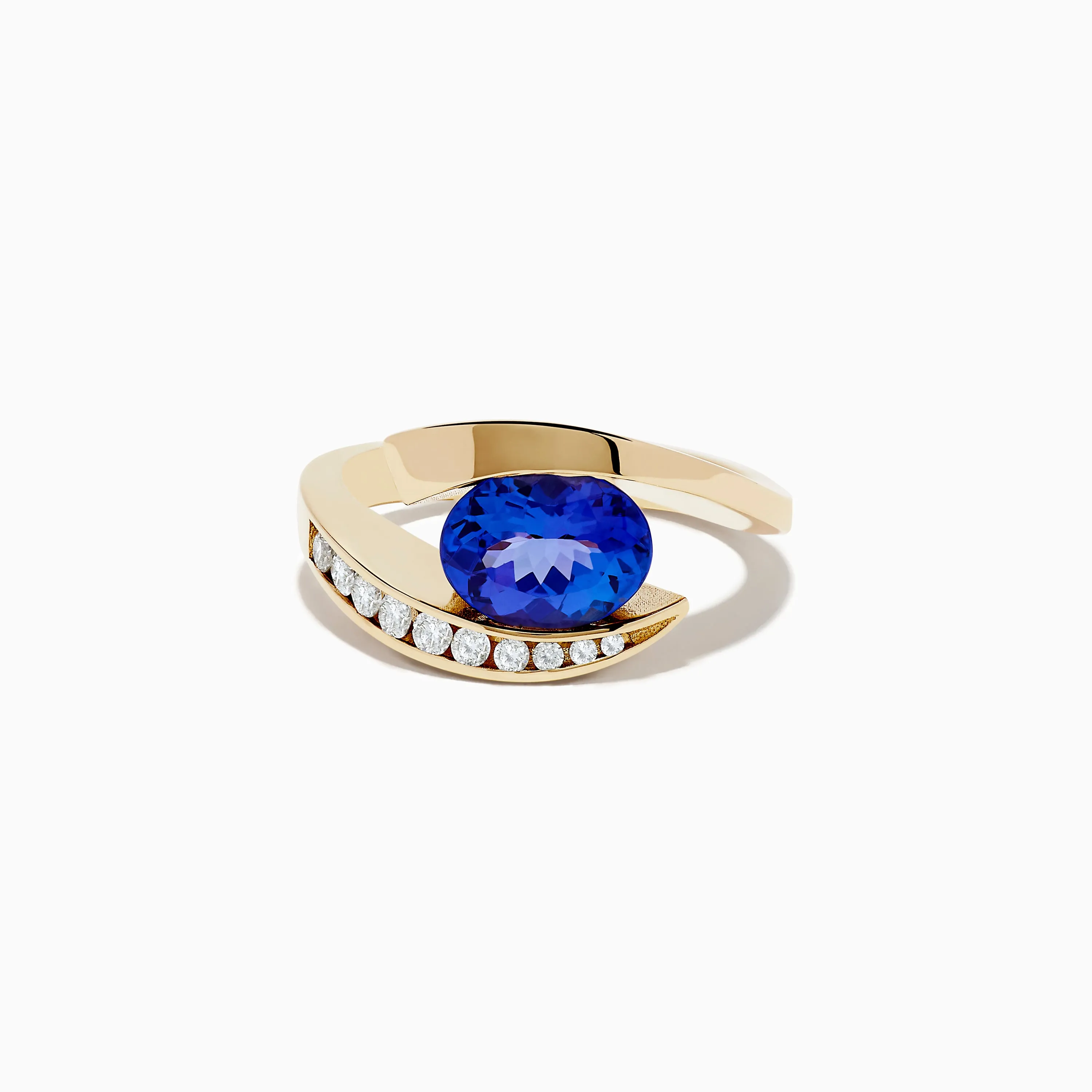 Nahla Siri 14K Yellow Gold Tanzanite and Diamond Ring sold by Effy