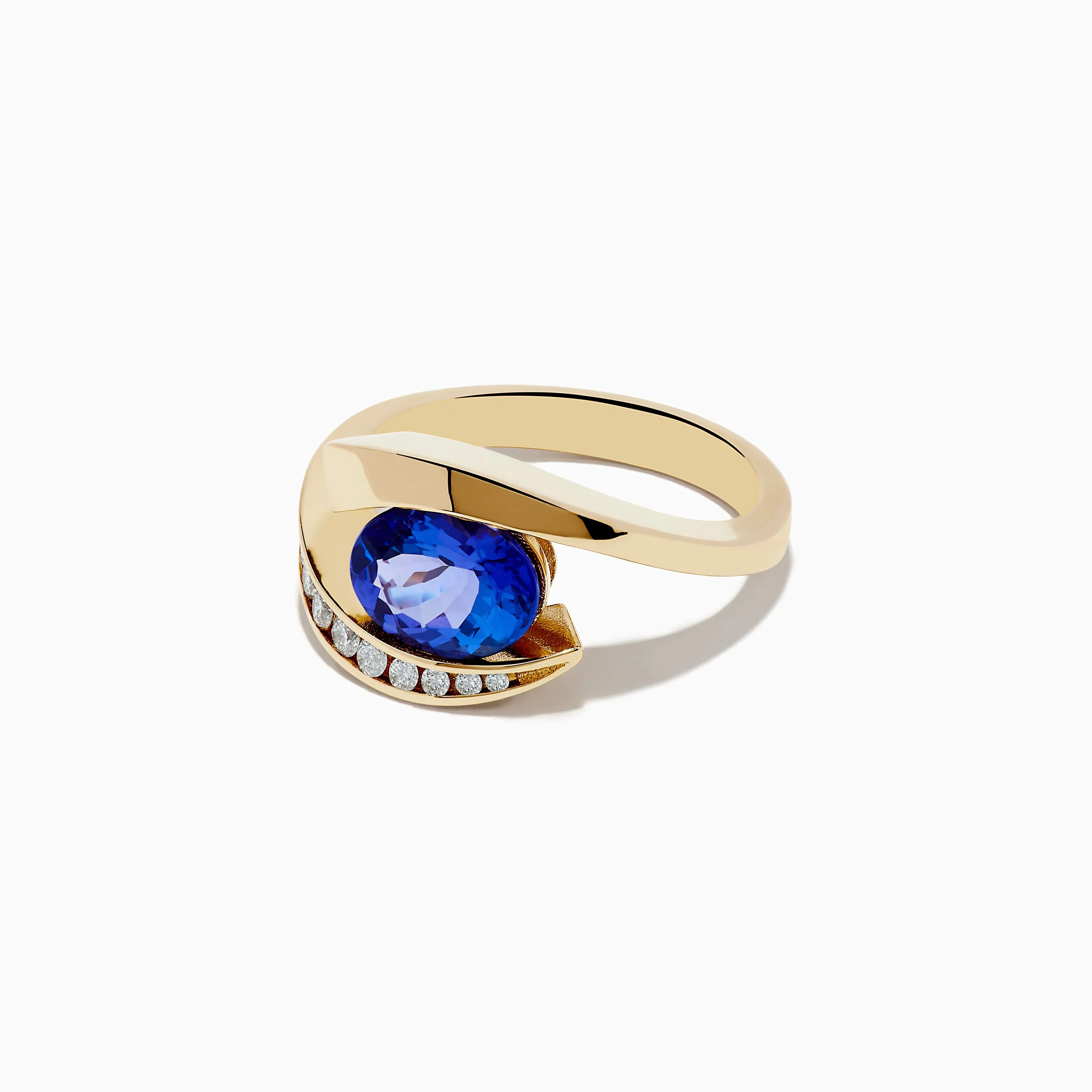 Nahla Siri 14K Yellow Gold Tanzanite and Diamond Ring sold by Effy product image thumbnail 2