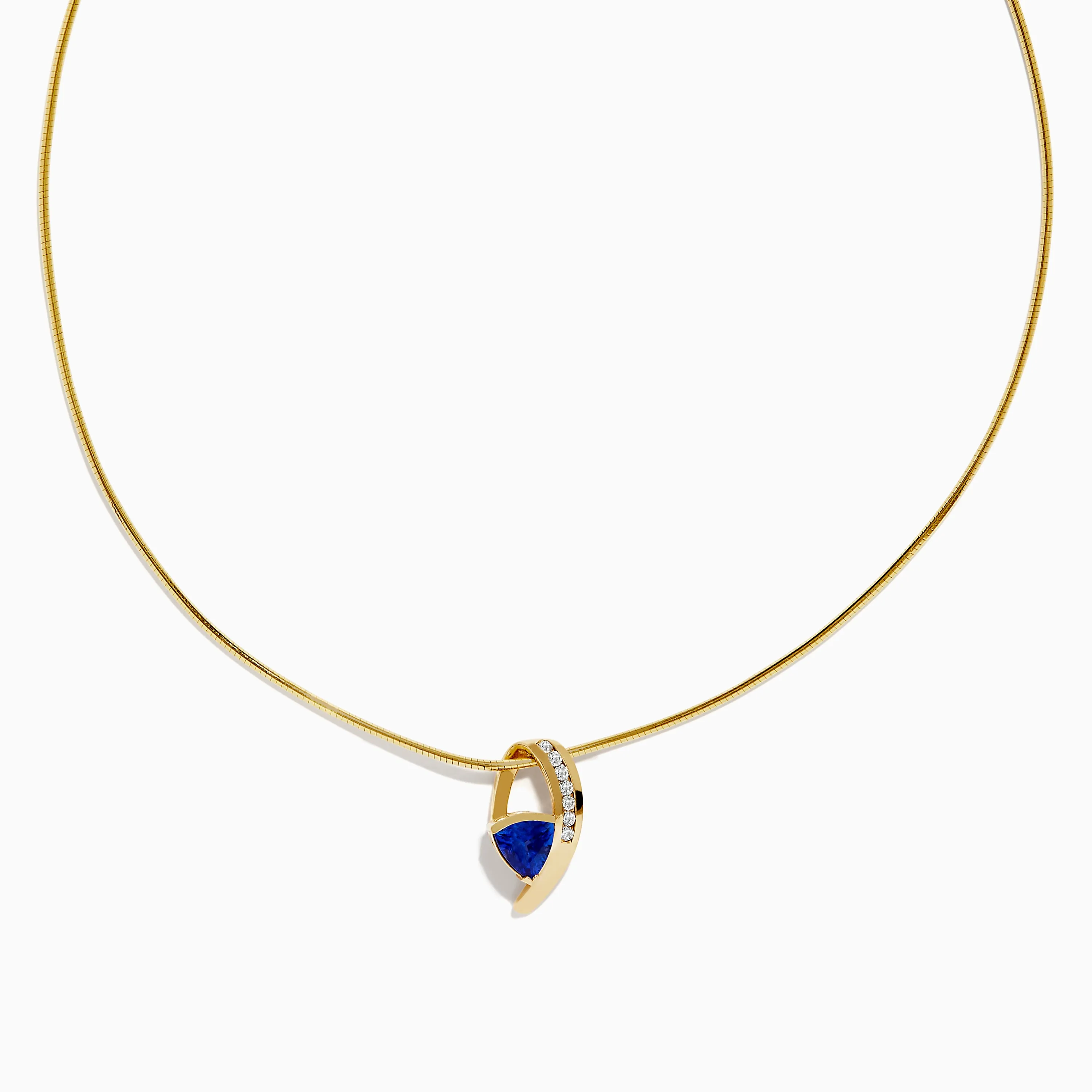 Nahla Siri 14K Yellow Gold Tanzanite and Diamond Necklace sold by Effy