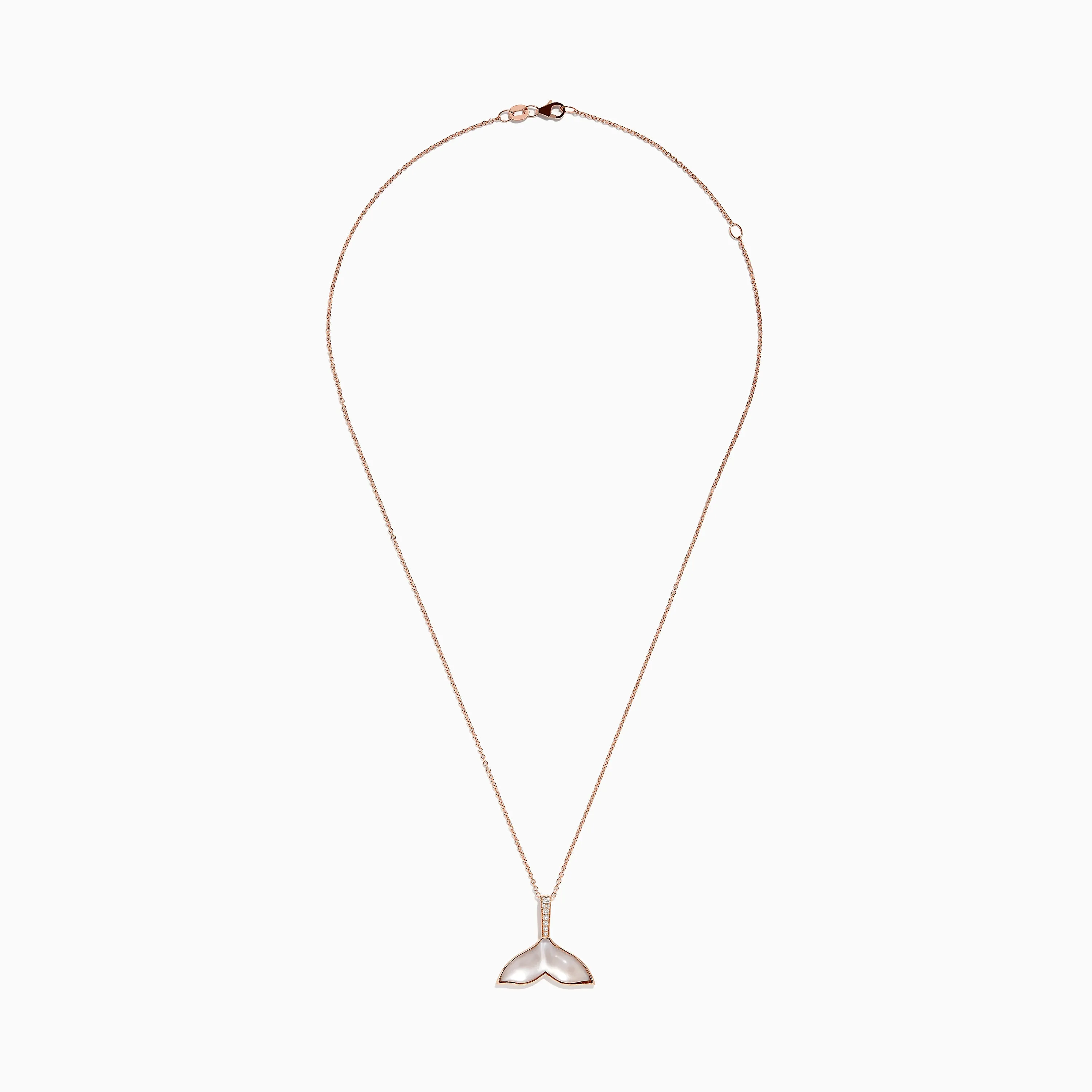 Seaside 14K Gold Quartz Crystal, Mother of Pearl and Diamond Pendant sold by Effy product image thumbnail 2