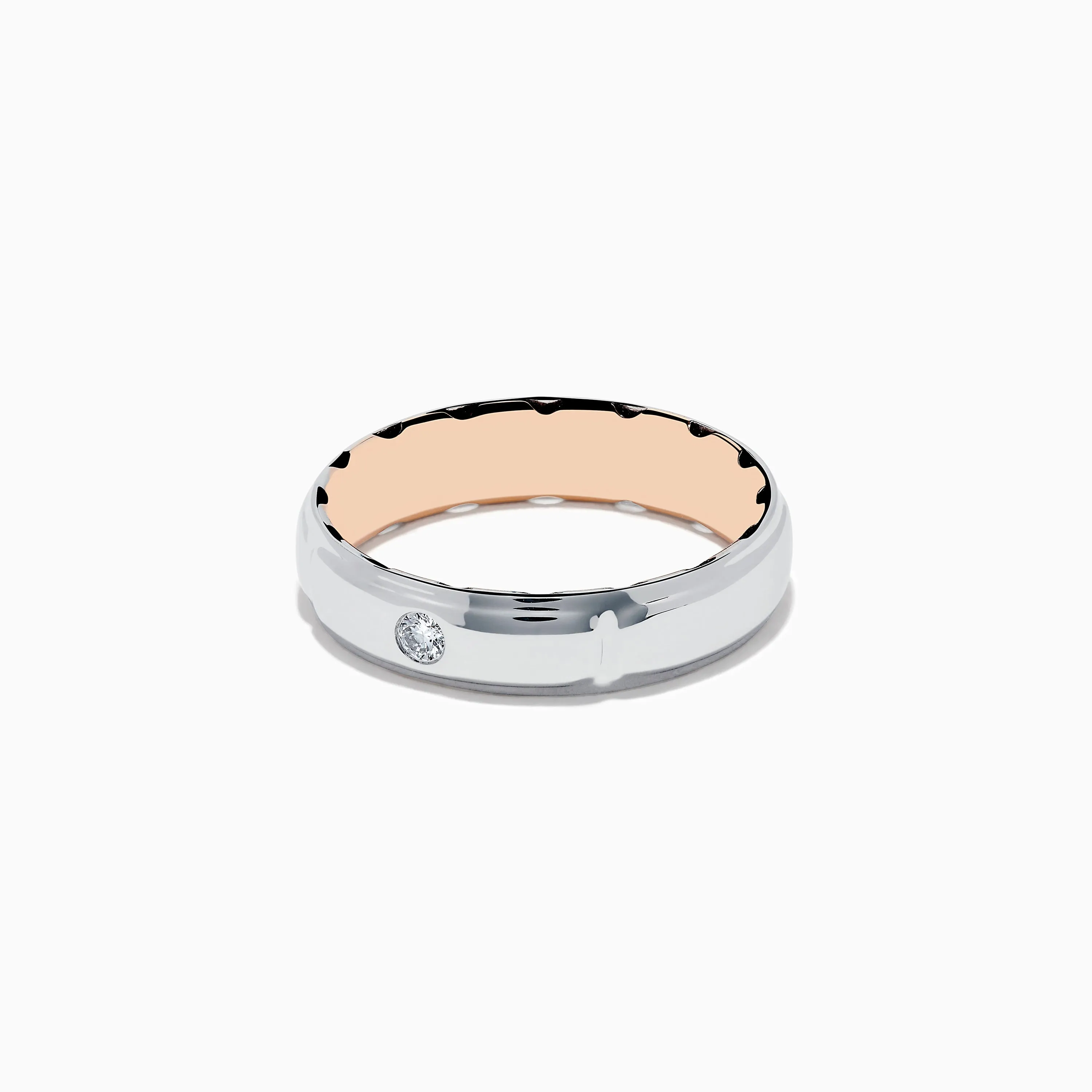 Men's 14K Two-Tone Gold Diamond Ring sold by Effy product image thumbnail 2