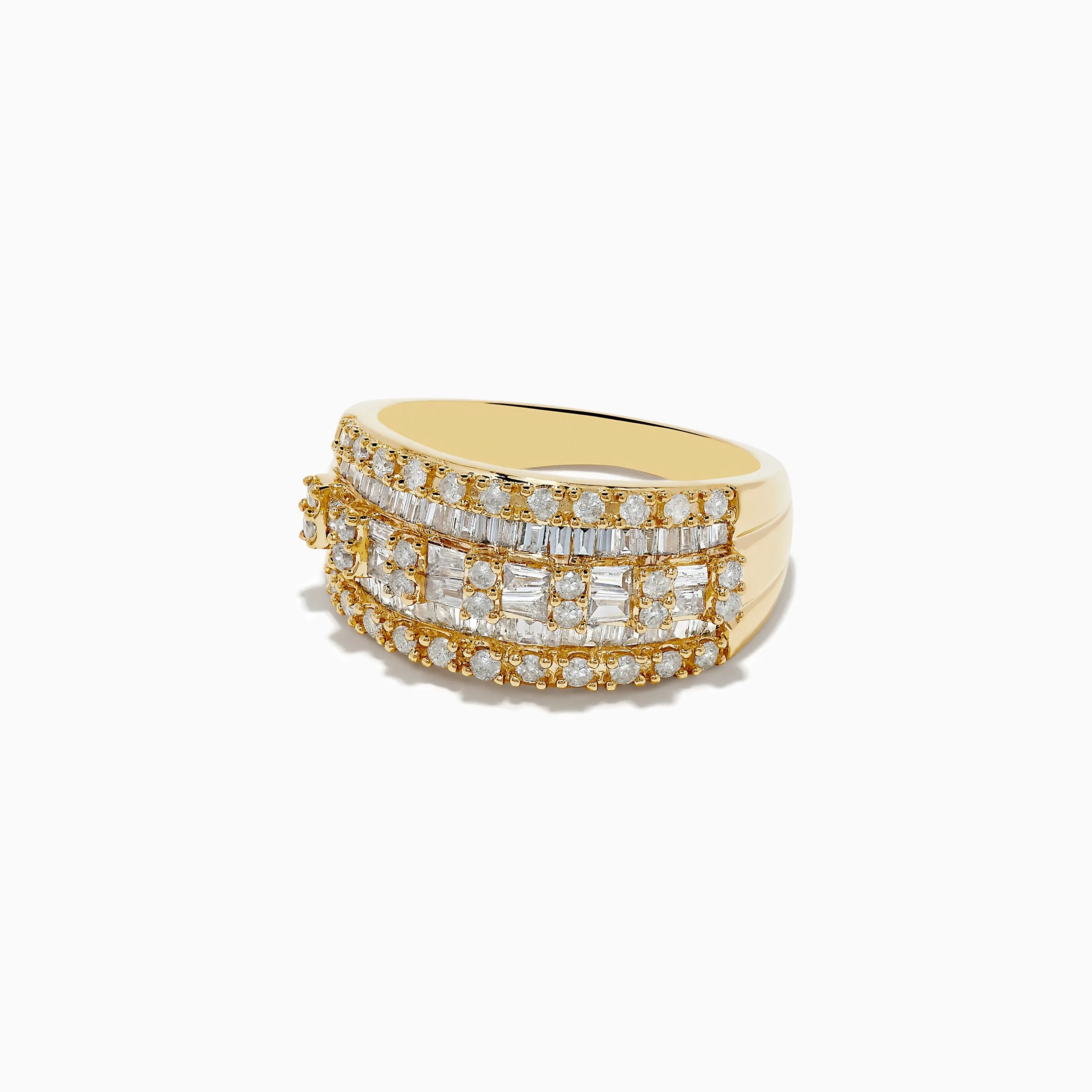 D'Oro 14K Yellow Gold Diamond Ring 0.98 TCW sold by Effy product image thumbnail 2