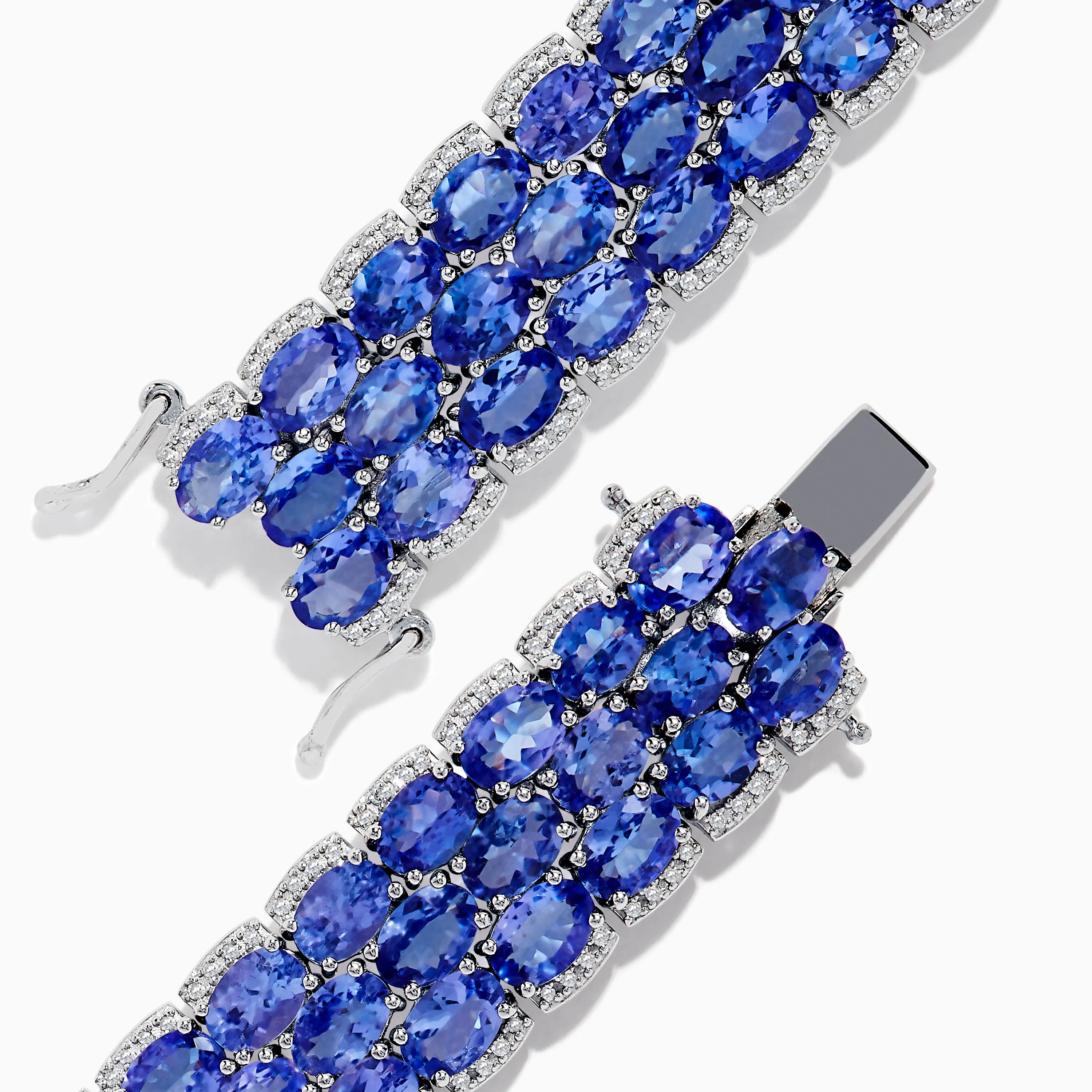 Nahla Siri Sterling Silver Tanzanite and Diamond Bracelet sold by Effy product image thumbnail 2