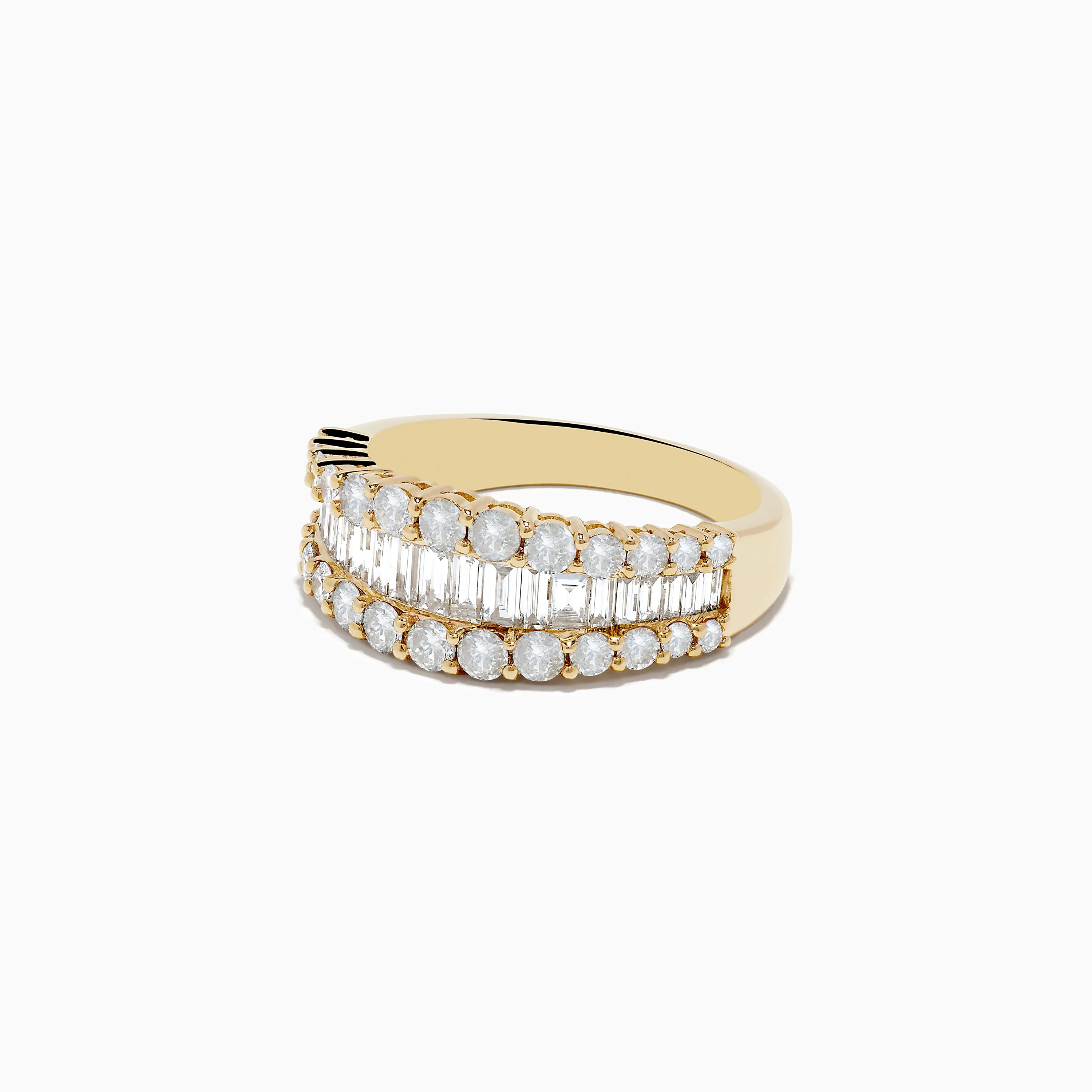 D'oro 14K Yellow Gold Diamond Band Ring 1.55 TCW sold by Effy product image thumbnail 2