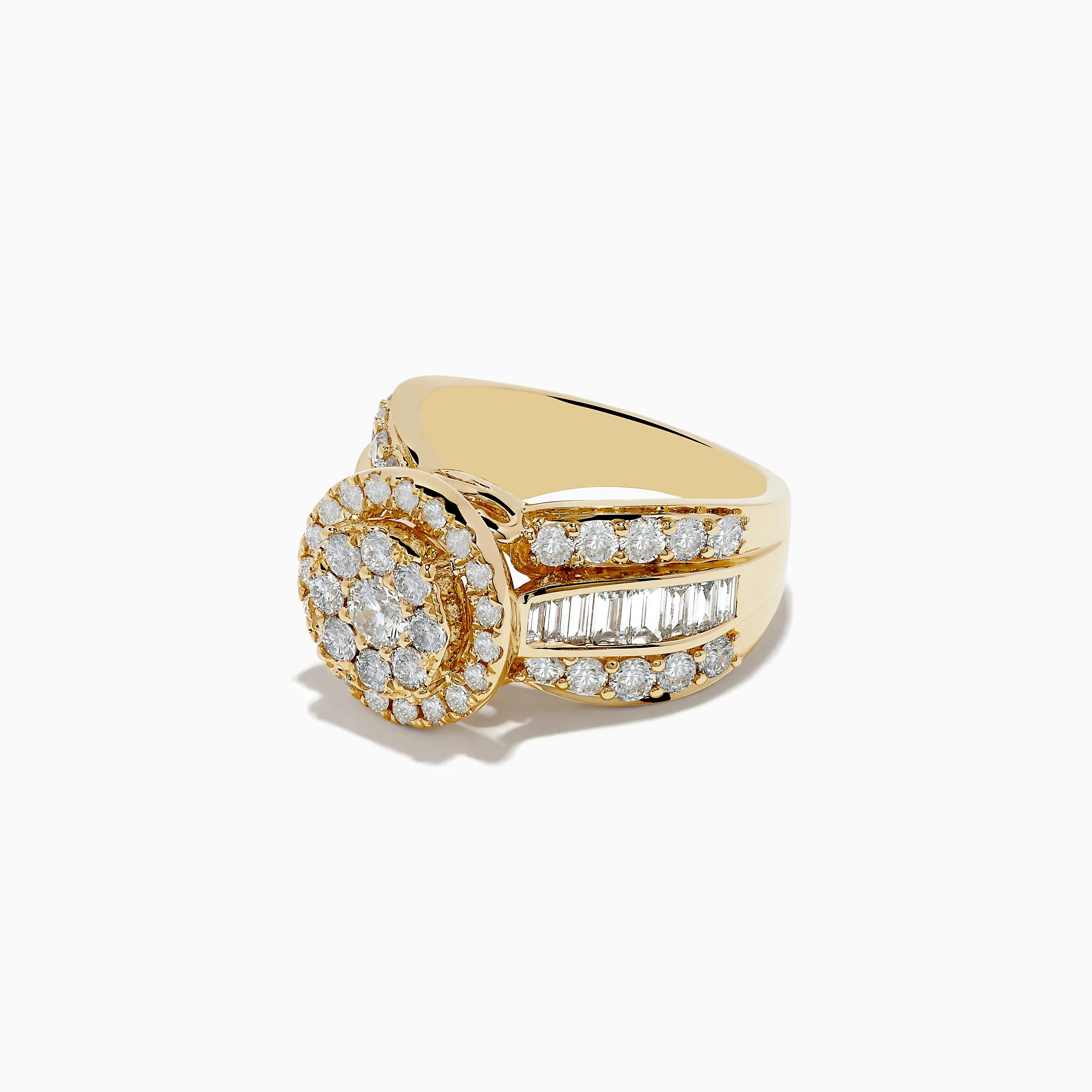 Bouquet 14K Yellow Gold Diamond Cluster Ring 2.51 TCW sold by Effy product image thumbnail 2