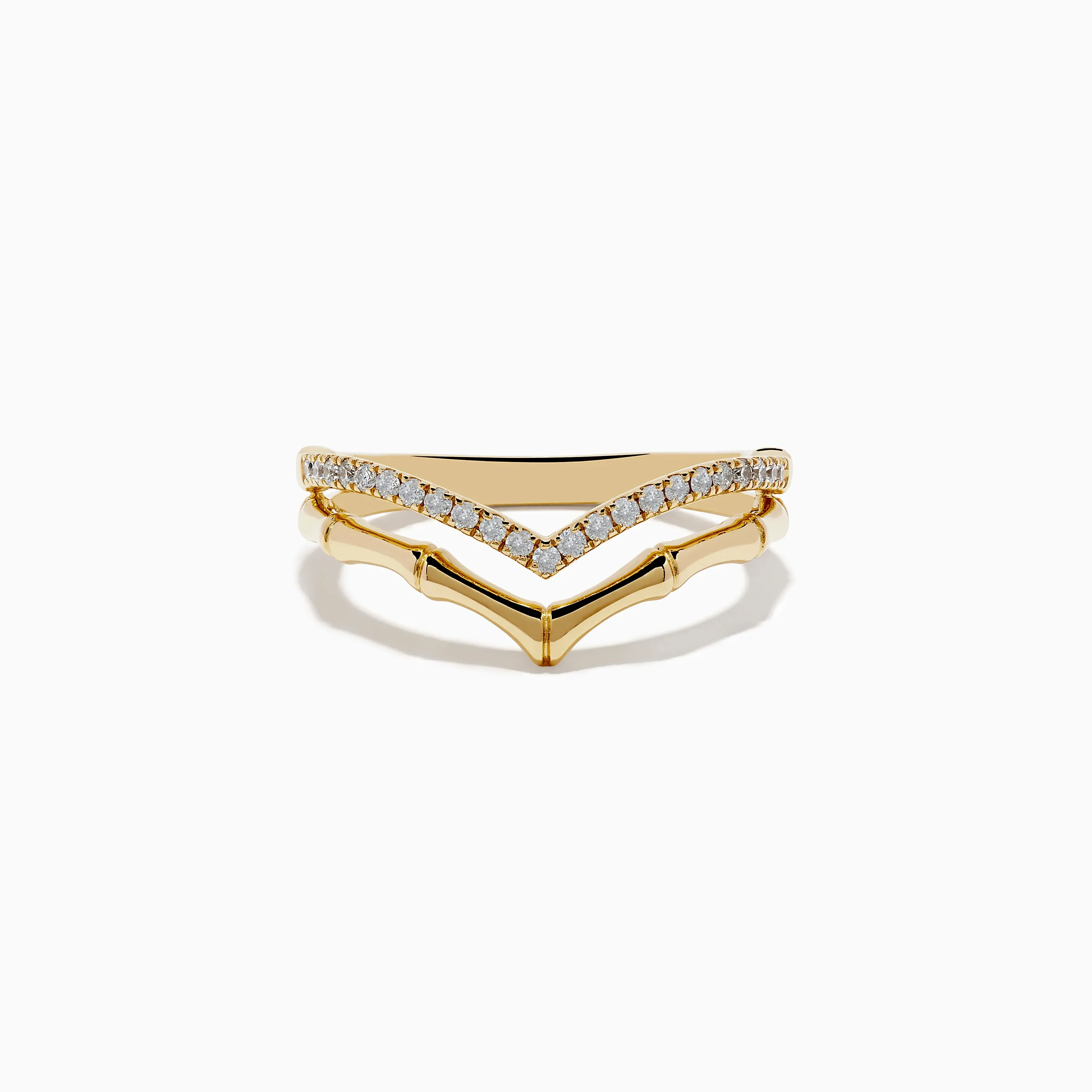 D'oro 14K Yellow Gold Diamond Ring sold by Effy