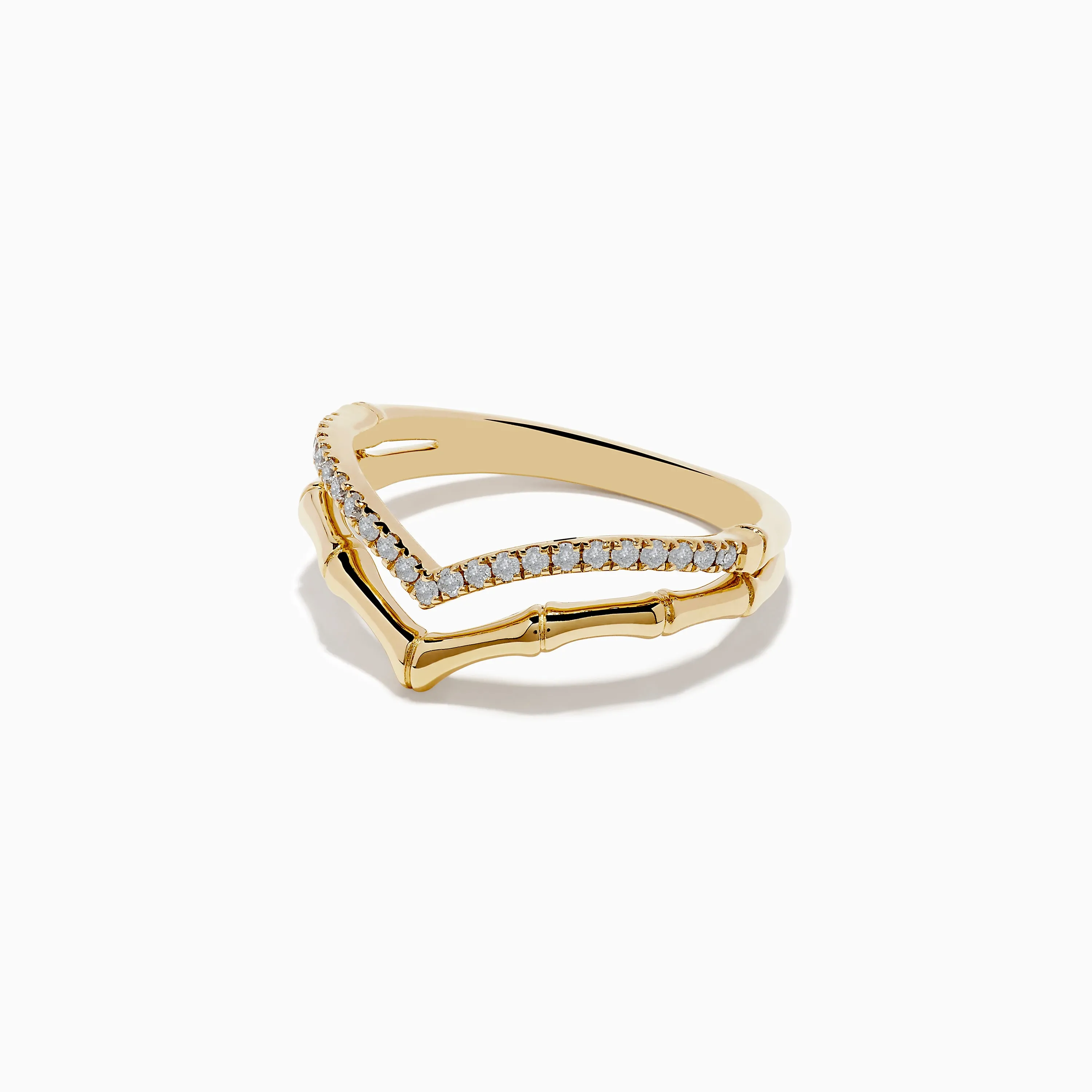 D'oro 14K Yellow Gold Diamond Ring sold by Effy product image thumbnail 2