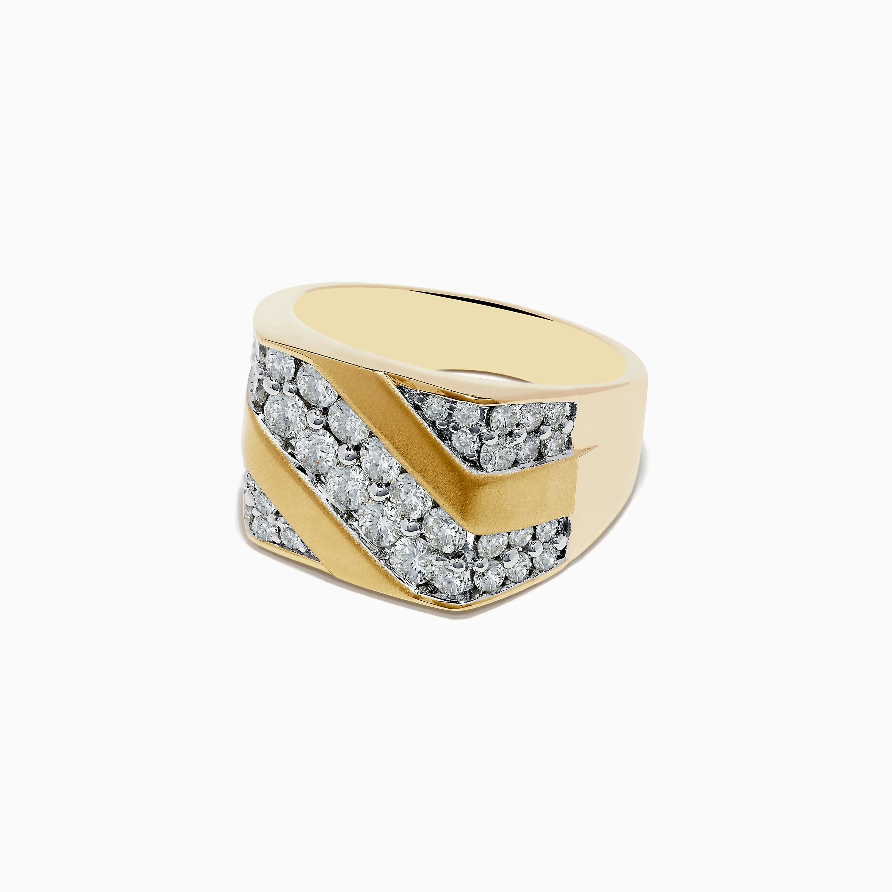 Men's 14K Yellow Gold Diamond Ring sold by Effy product image thumbnail 2