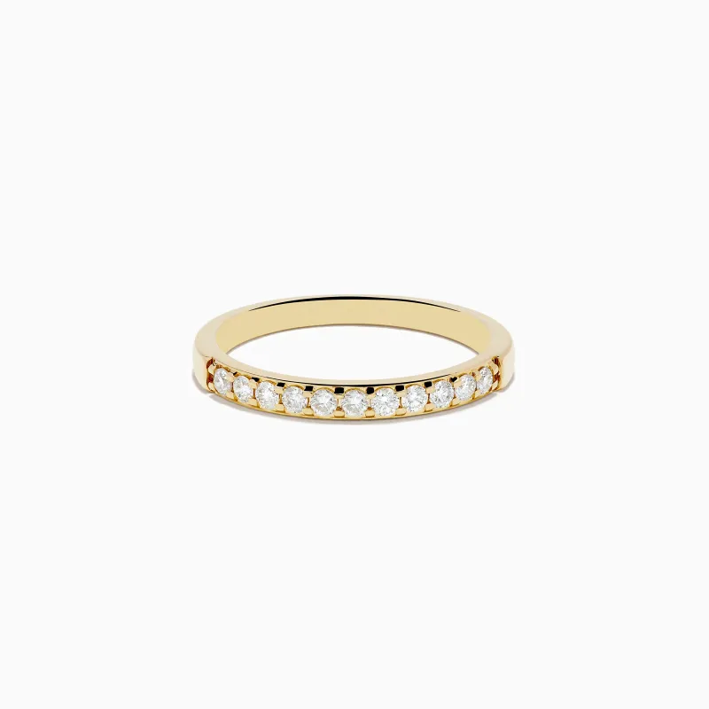D'Oro 14K Yellow Gold Diamond Band 0.24 TCW sold by Effy
