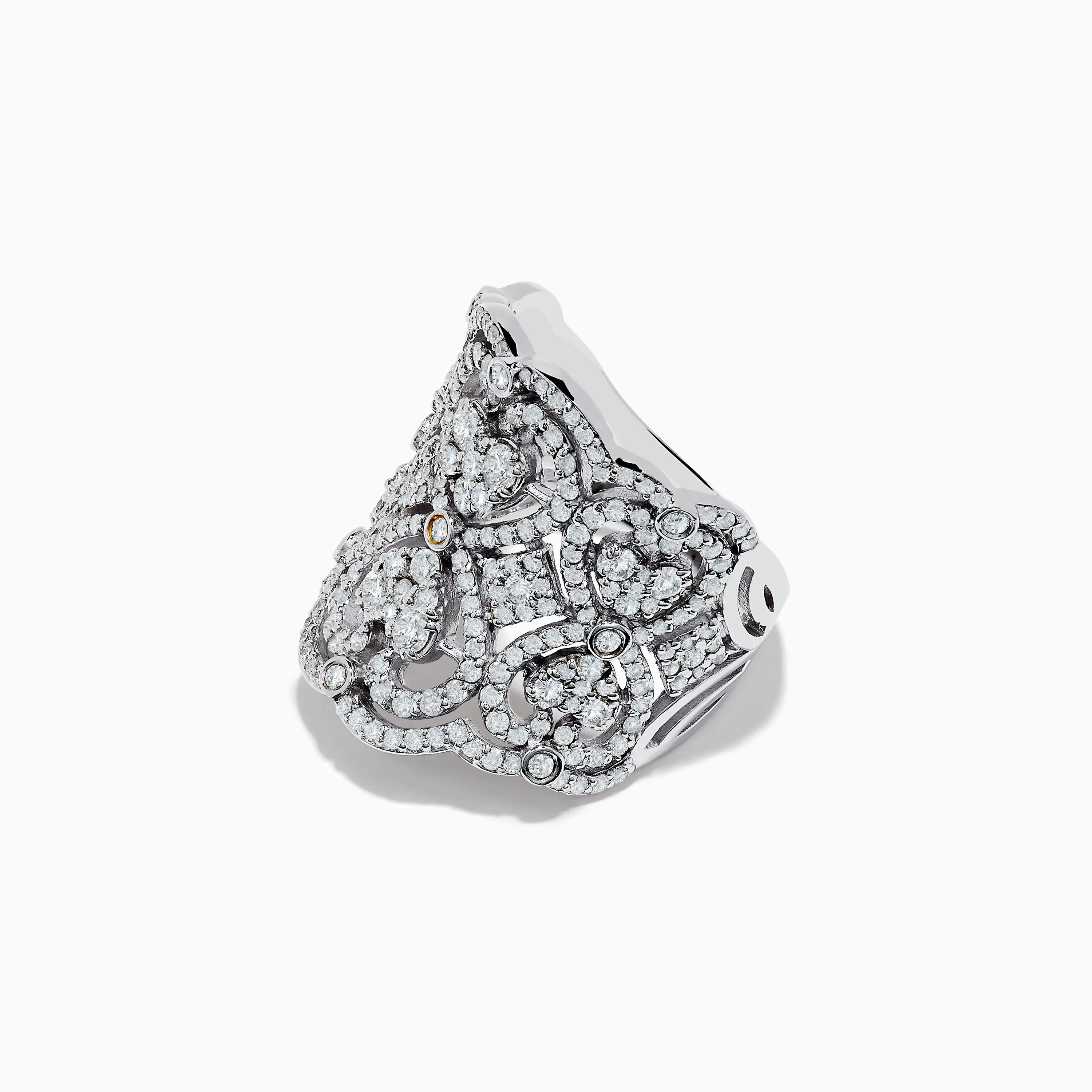 Pave Classica 14k White Gold Diamond Ring sold by Effy product image thumbnail 2