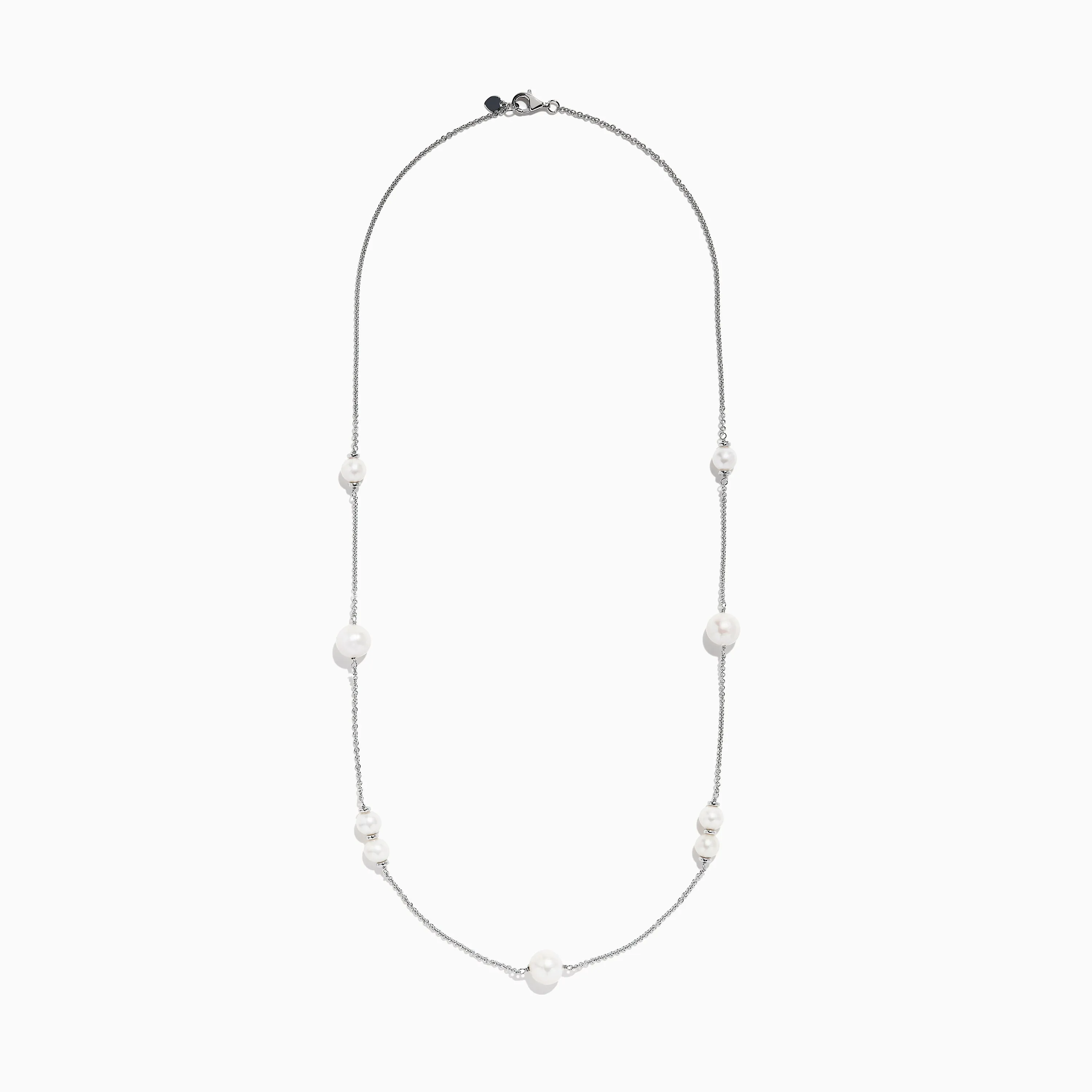 925 Sterling Silver Pearl Necklace with Fresh Water Pearl sold by Effy product image thumbnail 2