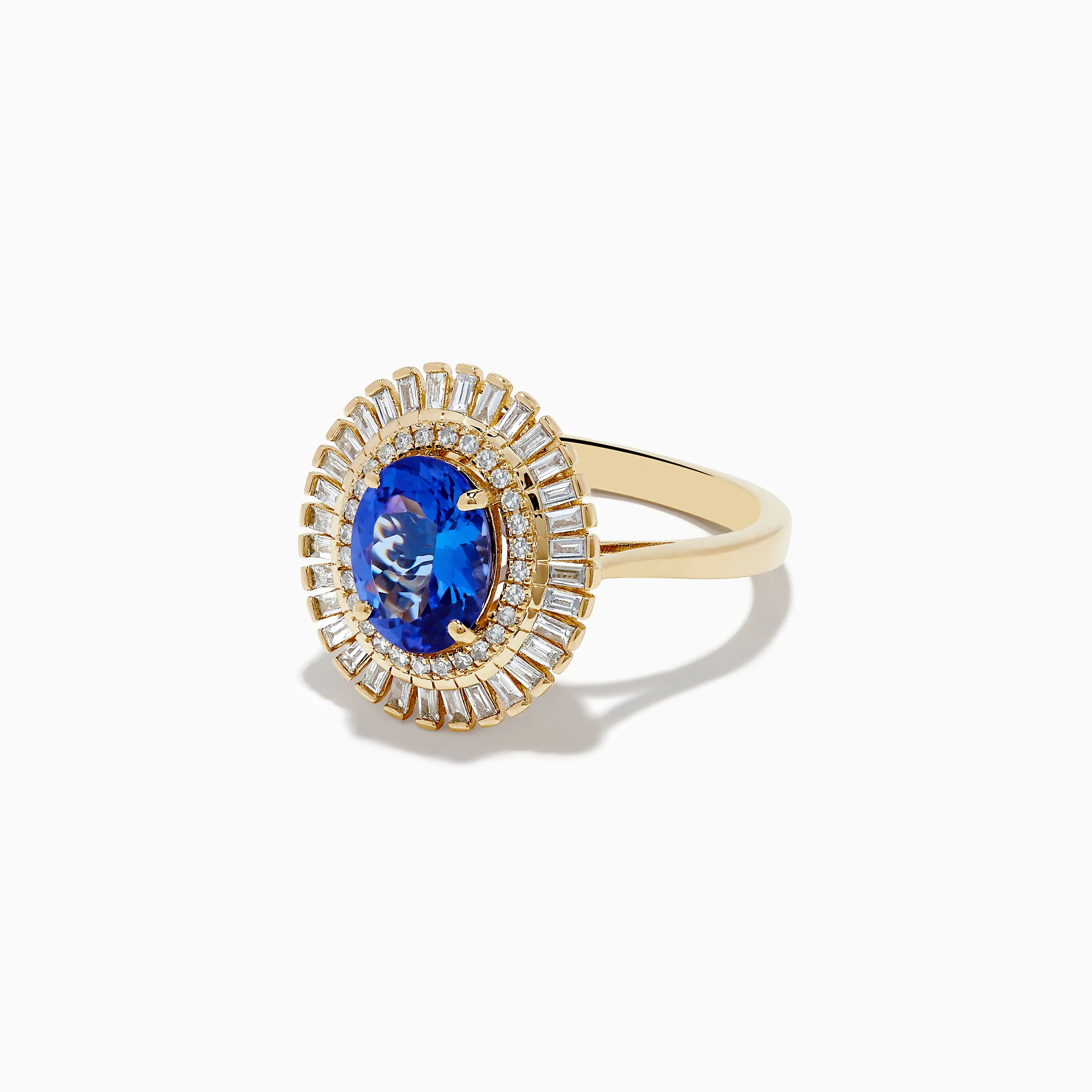 Nahla Siri 14K Yellow Gold Tanzanite and Diamond Ring sold by Effy product image thumbnail 2