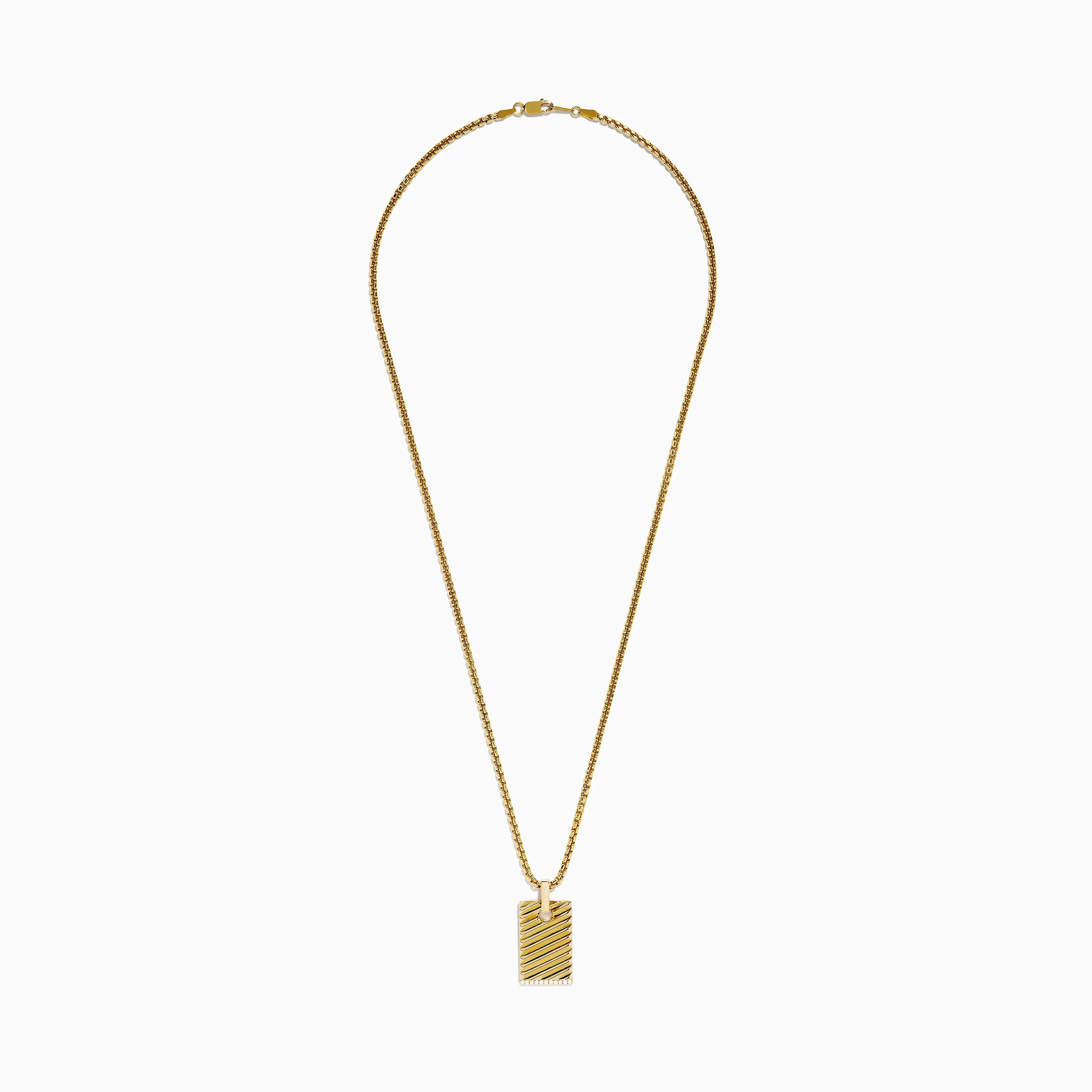 Men's 14K Yellow Gold Diamond Pendant sold by Effy product image thumbnail 2