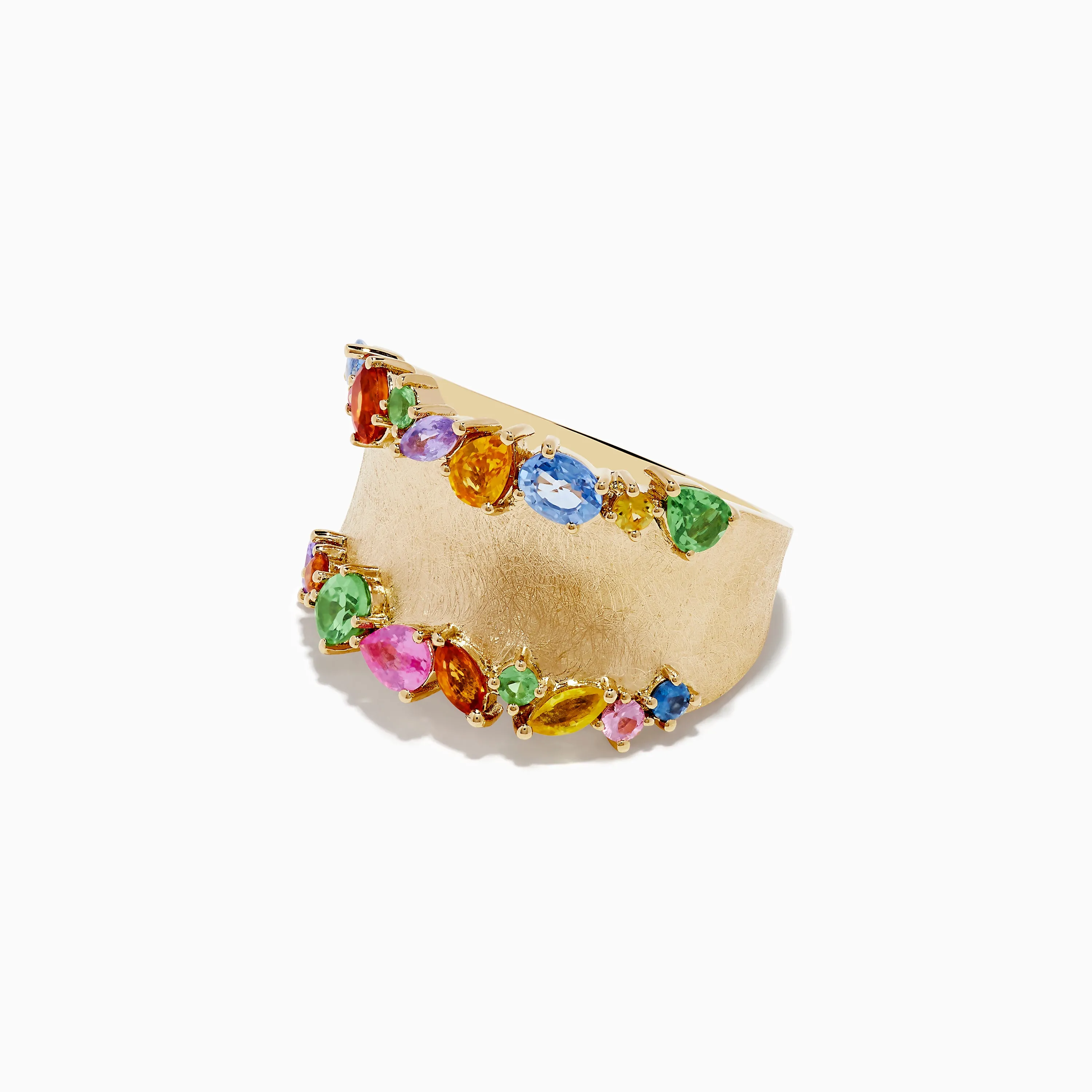 Watercolors 14K Yellow Gold Multi Sapphire Ring sold by Effy product image thumbnail 2