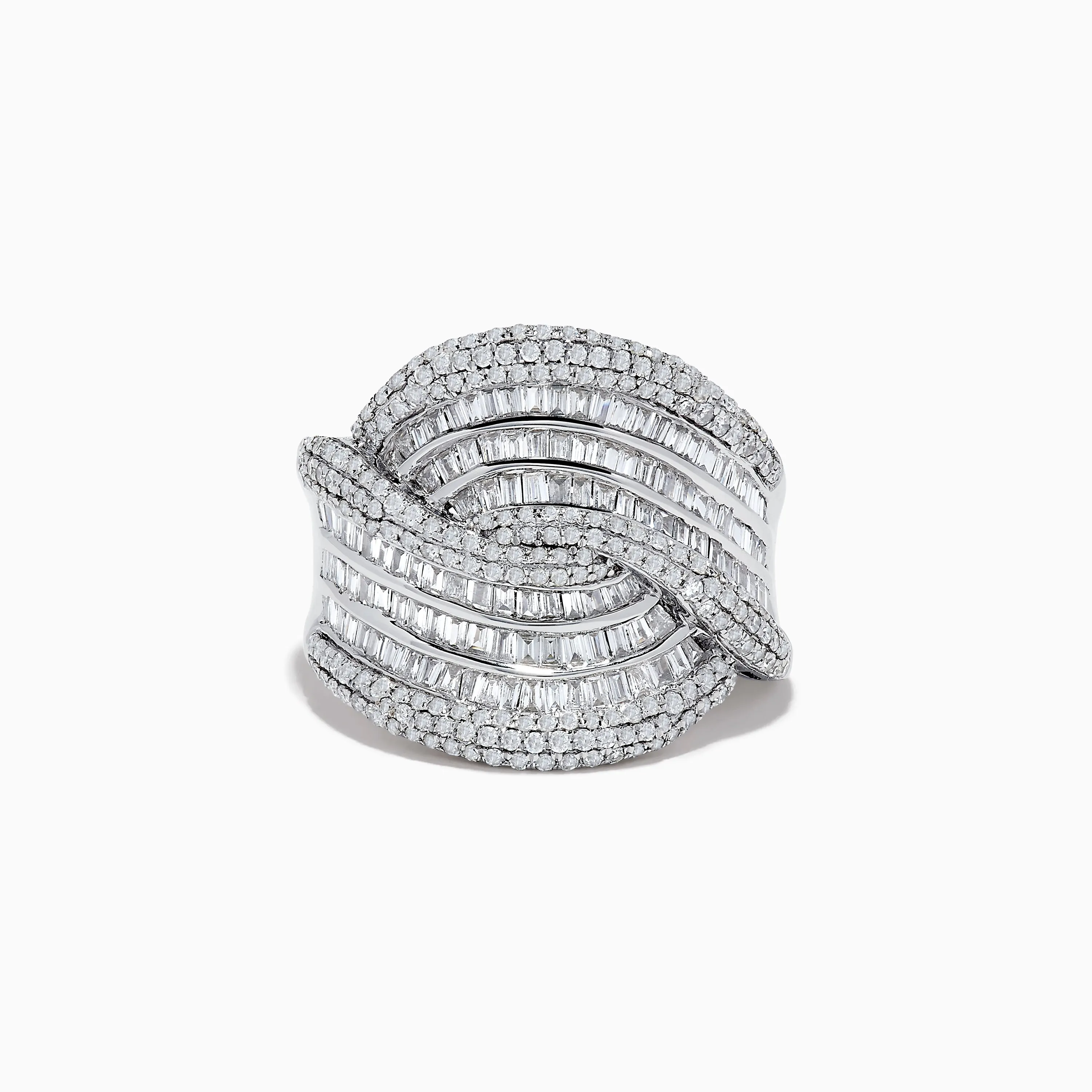 14K White Gold Diamond Statement Ring sold by Effy
