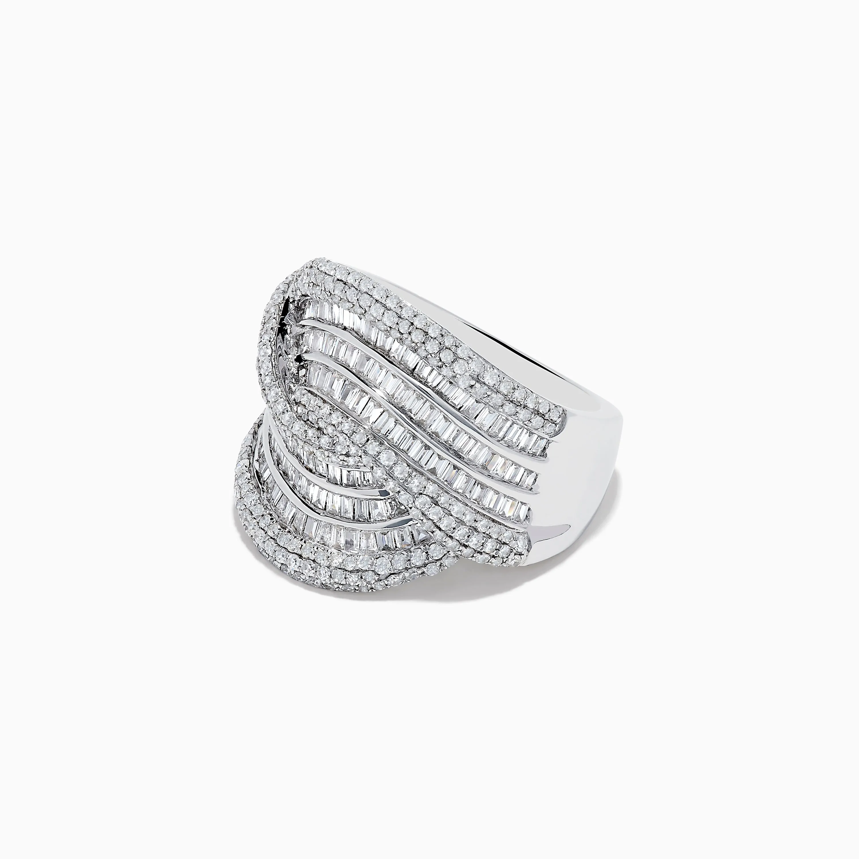 14K White Gold Diamond Statement Ring sold by Effy product image thumbnail 2