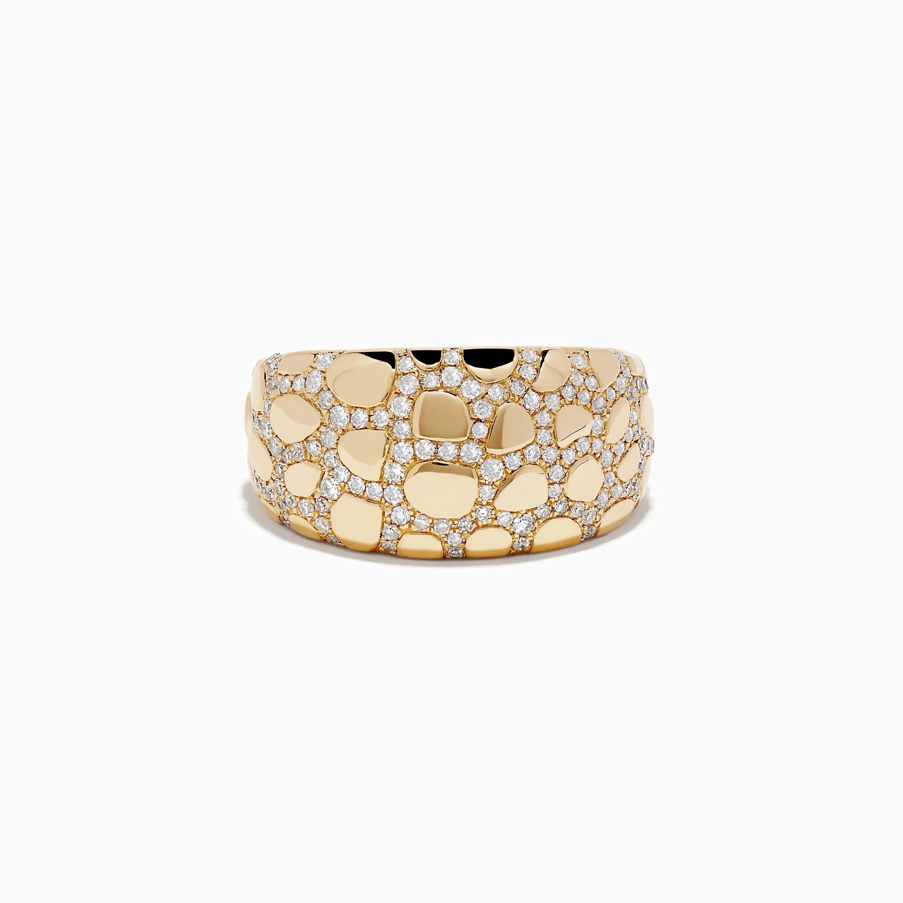 D'oro 14K Yellow Gold Animal Print Diamond Ring sold by Effy