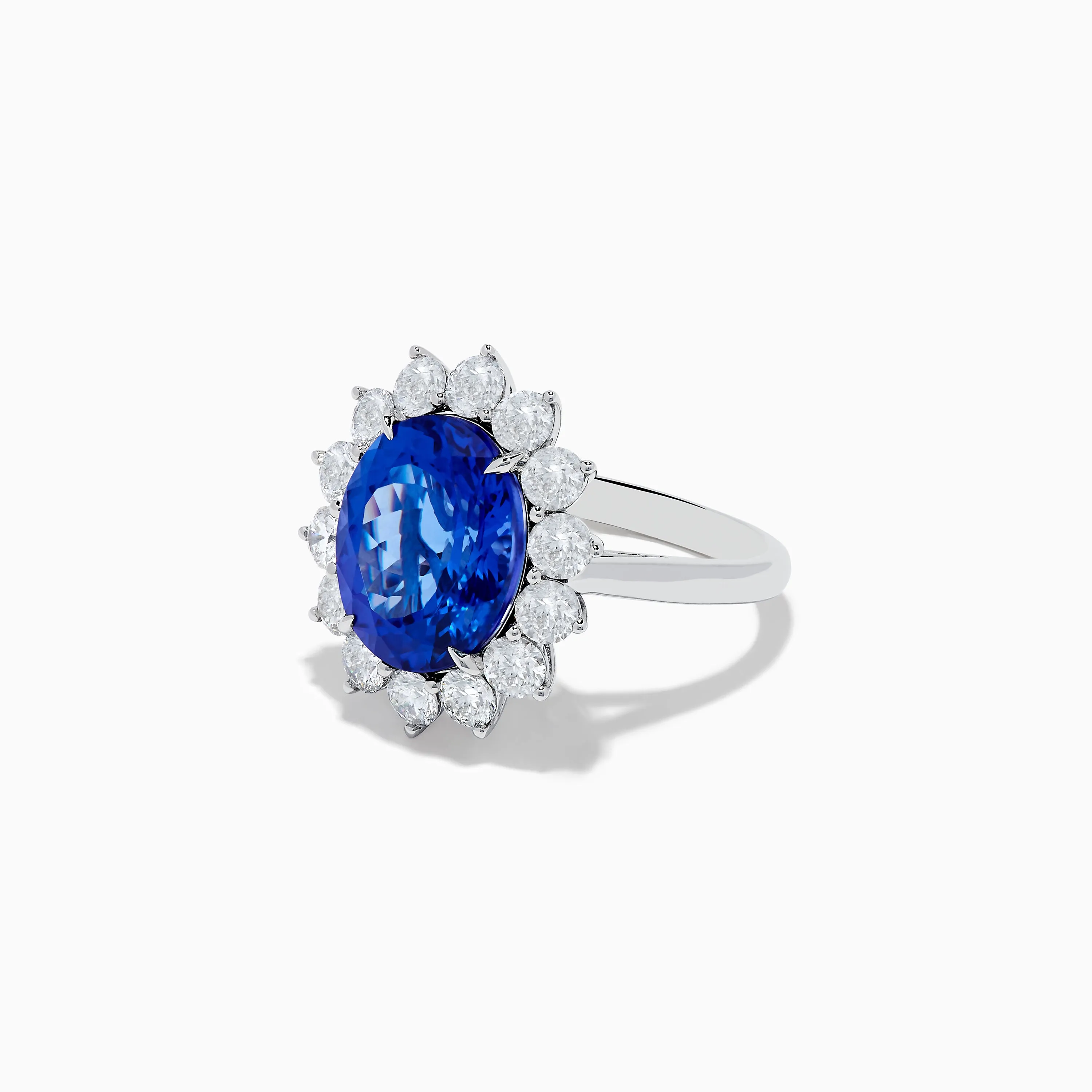 Hematian 14K White Gold Tanzanite and Diamond Ring sold by Effy product image thumbnail 2