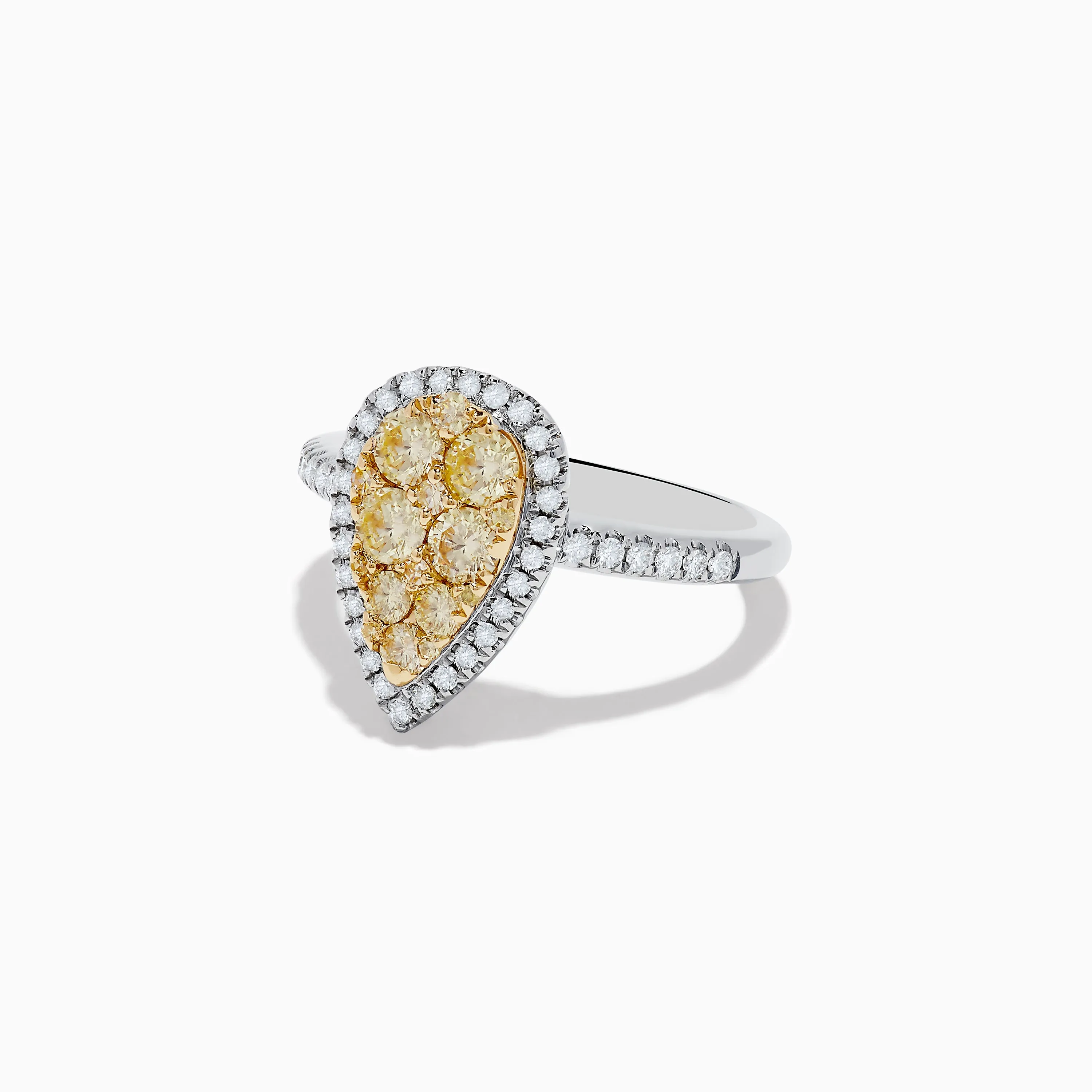 Canare 14K Two-Tone Gold Yellow and White Diamond Ring sold by Effy product image thumbnail 2