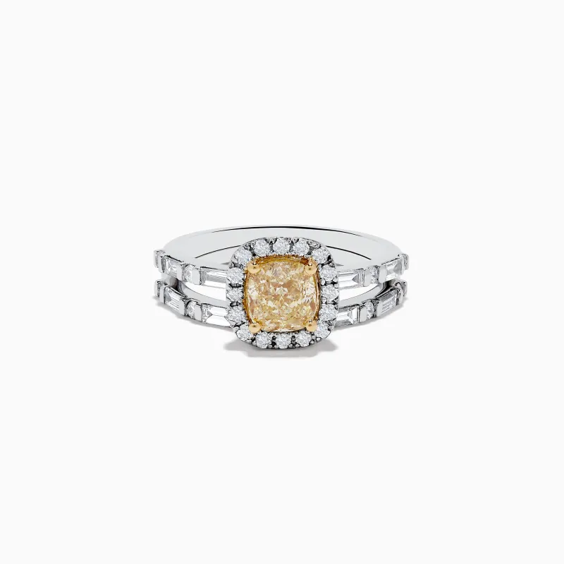 Canare 14K Two-Tone Gold Yellow Diamond Ring Set sold by Effy