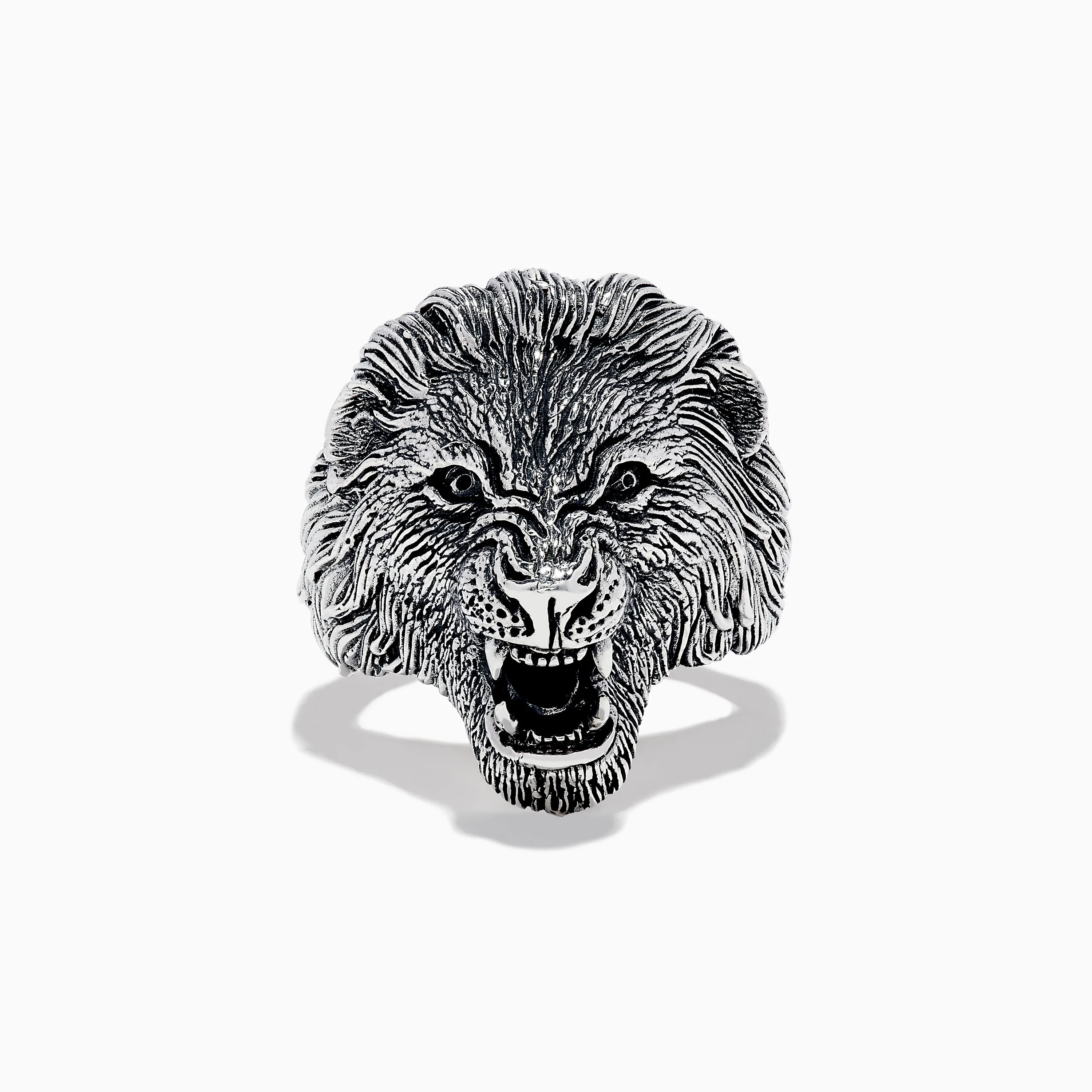Men's 925 Sterling Silver Lion Ring sold by Effy