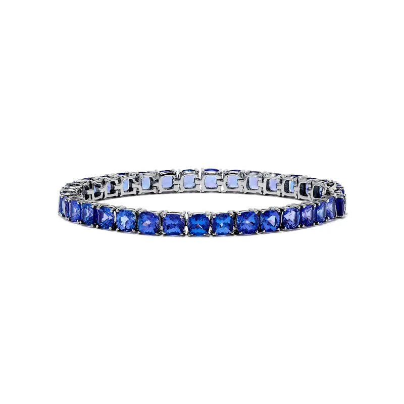 Nahla Siri Sterling Silver Tanzanite Tennis Bracelet sold by Effy