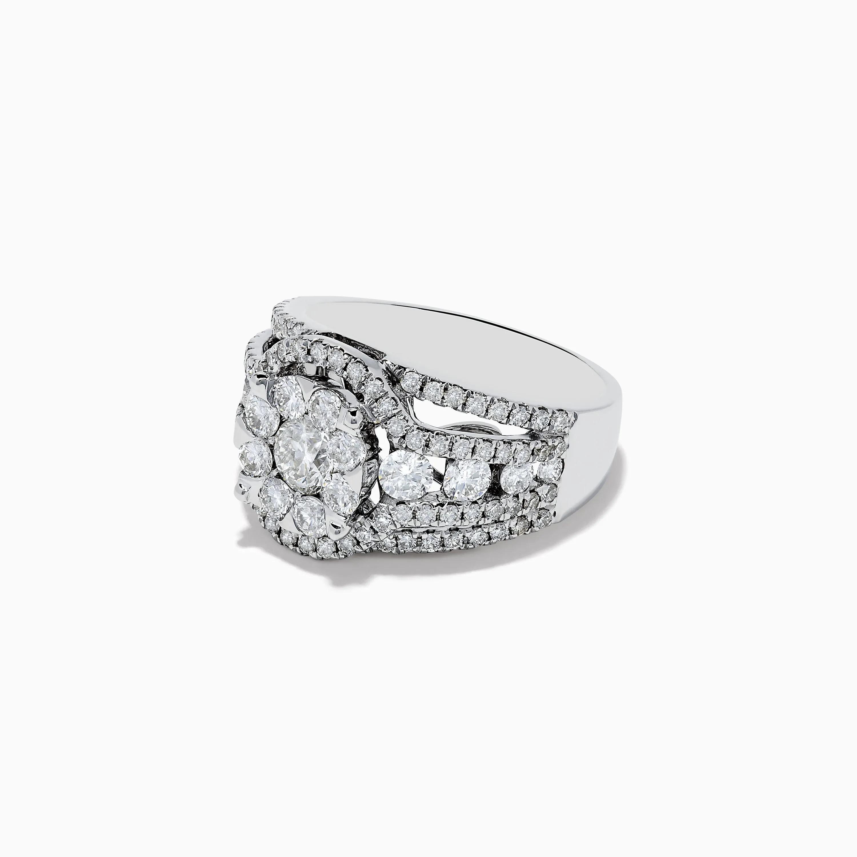 Bouquet 14K White Gold Diamond Cluster Ring 1.98 TCW sold by Effy product image thumbnail 2
