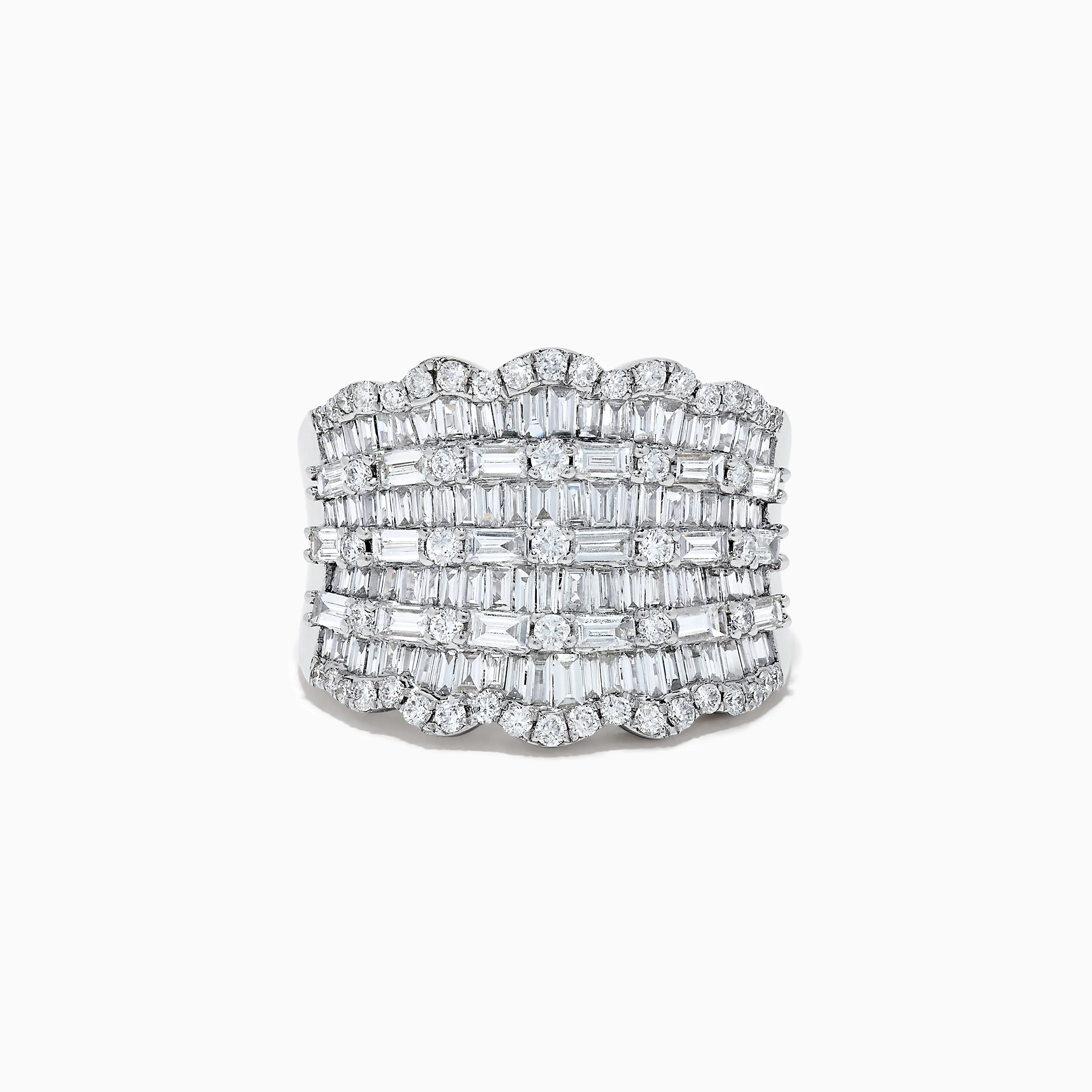 Classique 14k White Gold Diamond Statement Ring 1.82 TCW sold by Effy