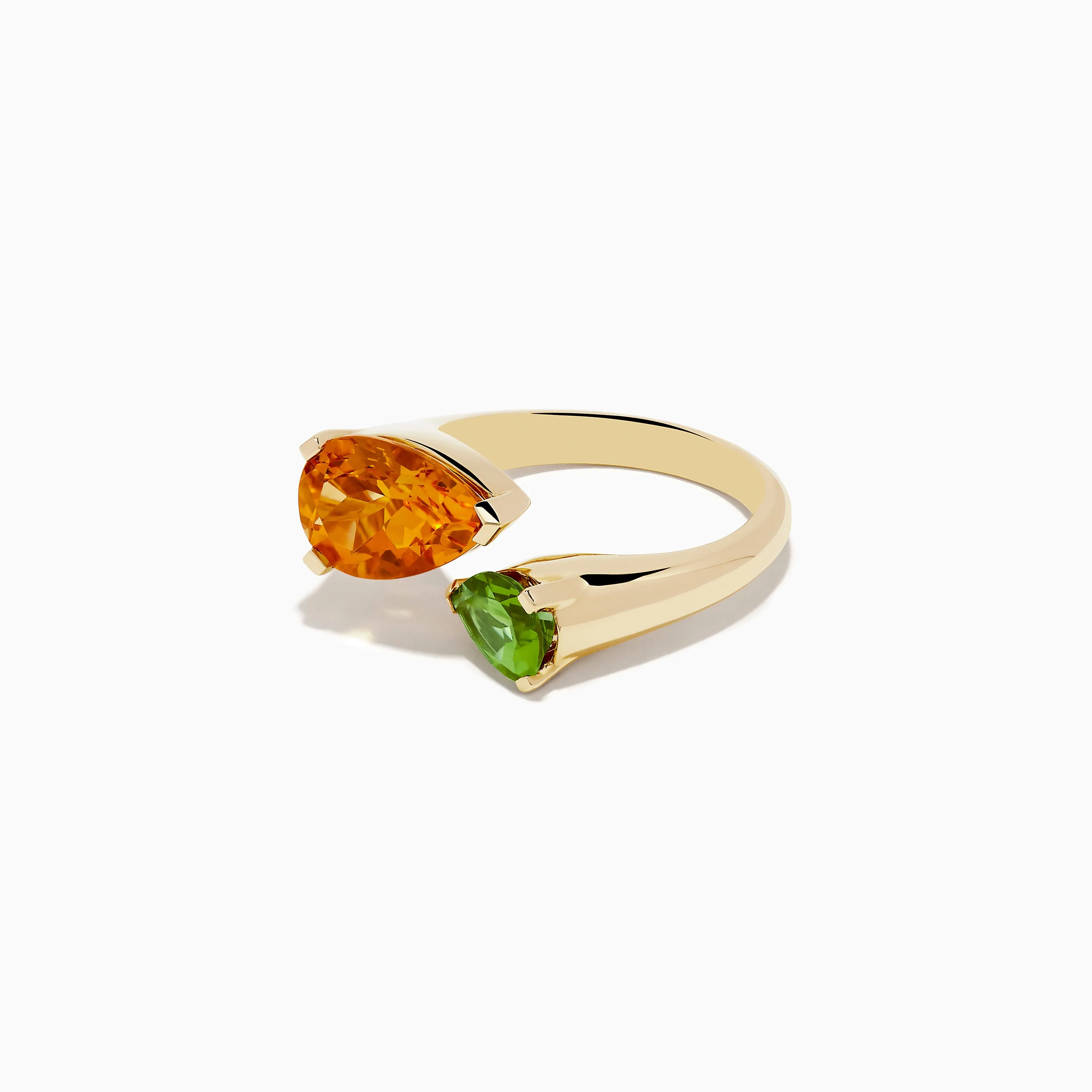 14k Yellow Gold Citrine and Peridot Toi Et Moi Ring sold by Effy product image thumbnail 2