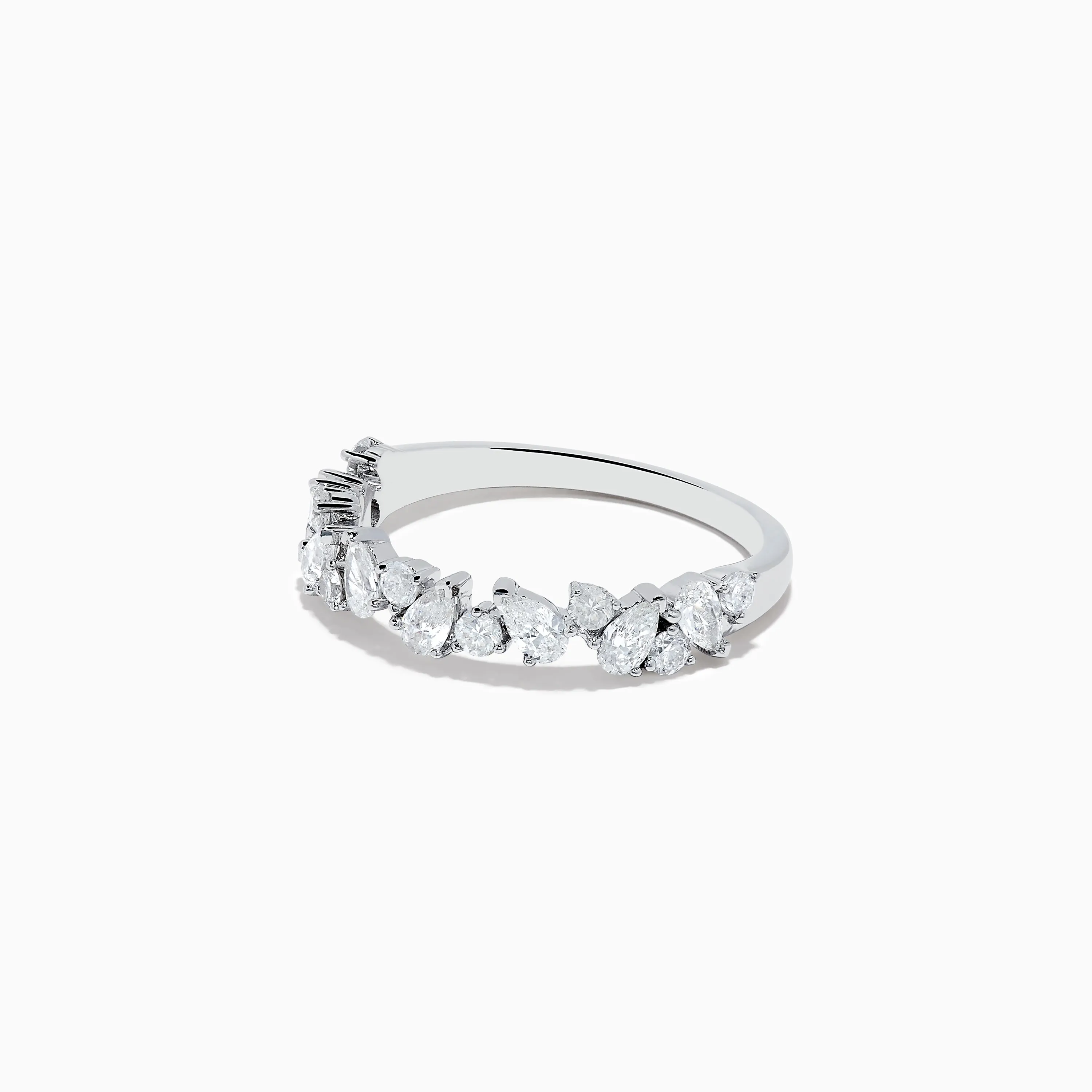 Pave Classica 14K White Gold Multi Shape Diamond Band 0.80 TCW sold by Effy product image thumbnail 2