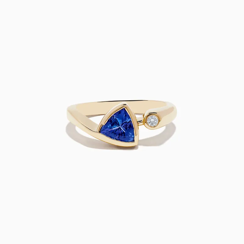 Nahla Siri 14K Yellow Gold Tanzanite and Diamond Ring sold by Effy