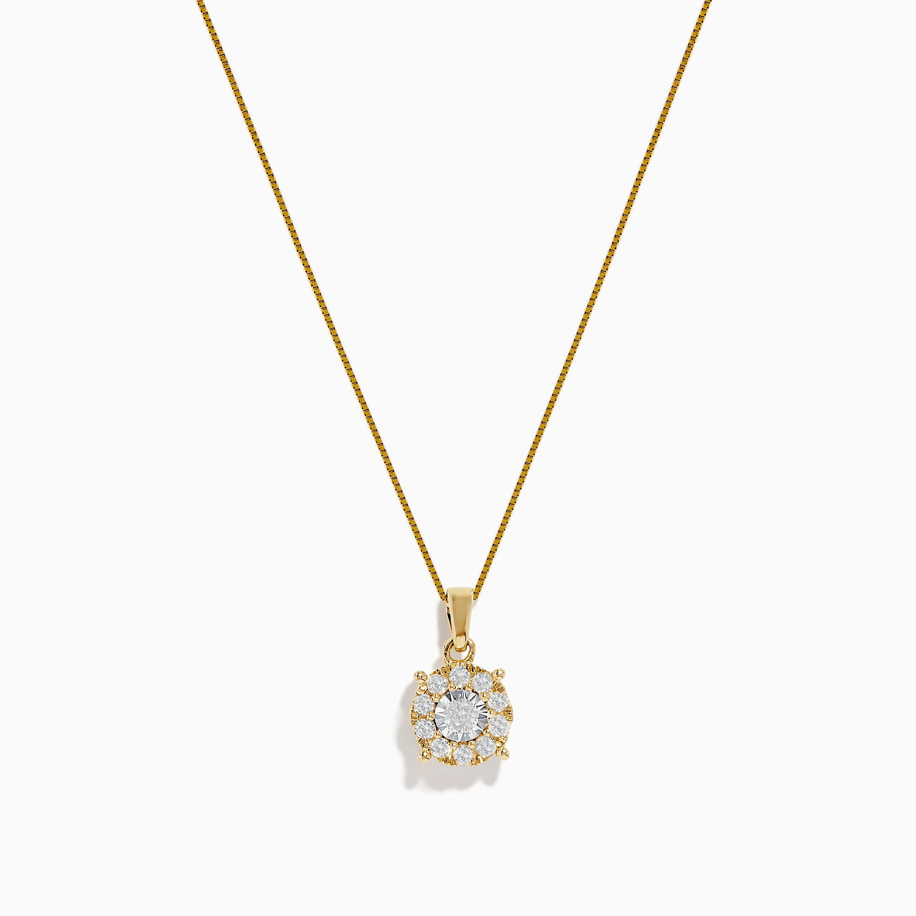 Bouquet 14K Two-Tone Diamond Pendant 0.32 TCW sold by Effy