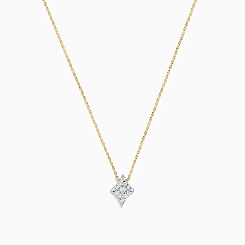 Casino 14K Yellow Gold Diamond Diamonds Suit Necklace sold by Effy