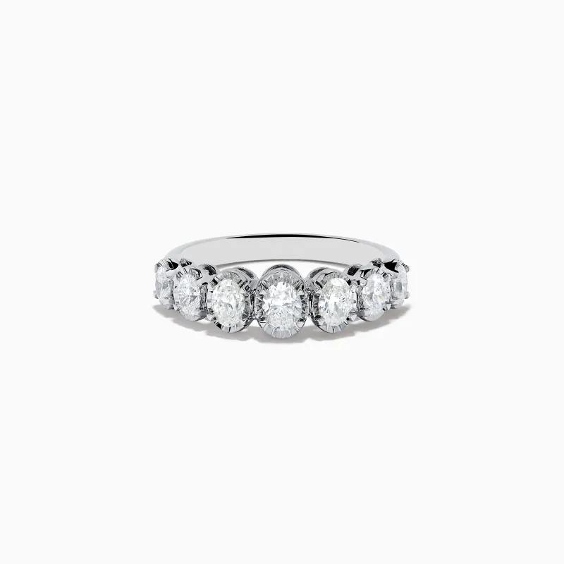 Pave Classica 14K White Gold Diamond Ring sold by Effy