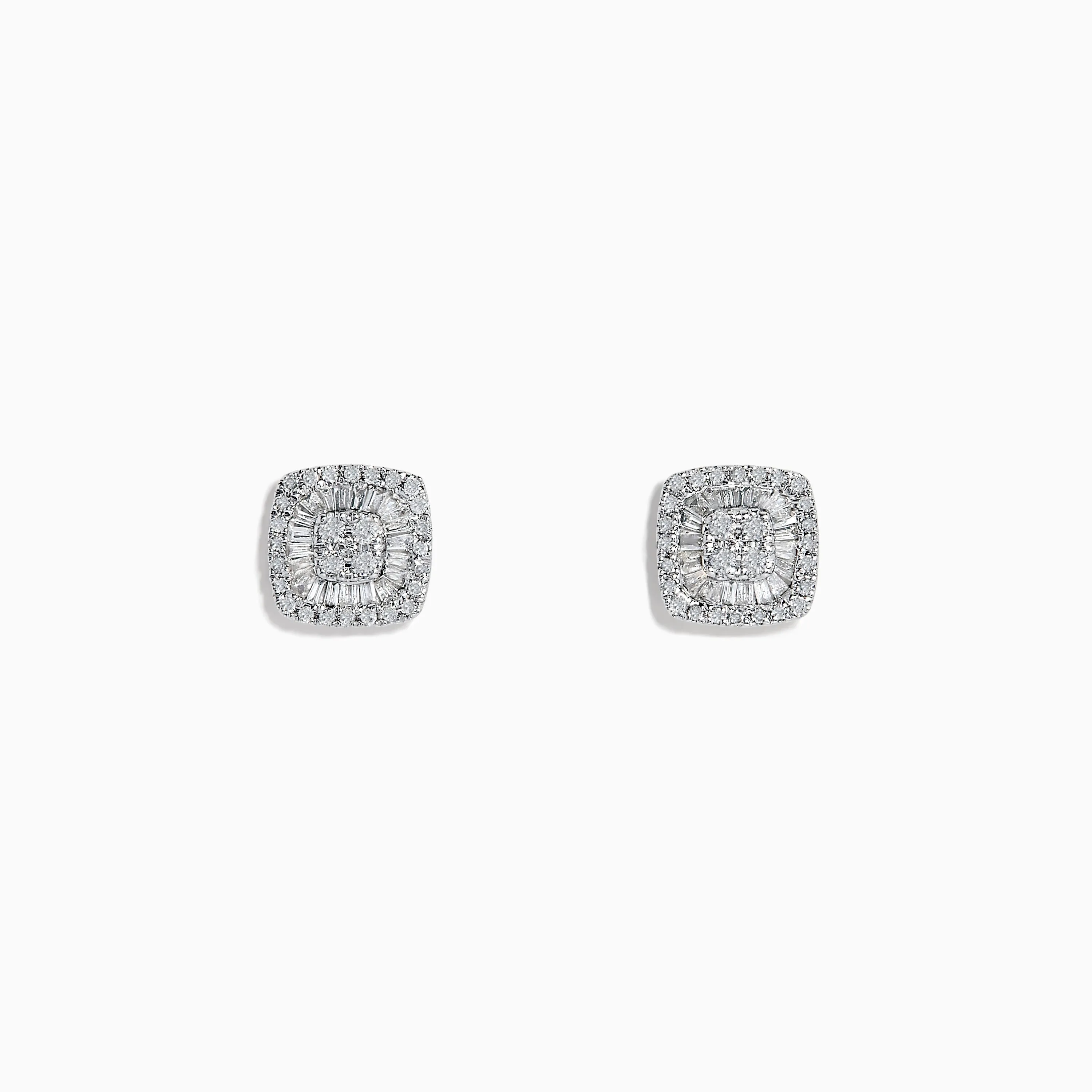 Classique 14K White Gold Diamond Stud Earrings 0.36 TCW sold by Effy