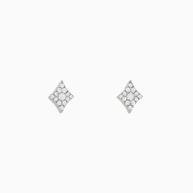 Casino 14K Yellow Gold Diamond Diamonds Suit Stud Earrings sold by Effy