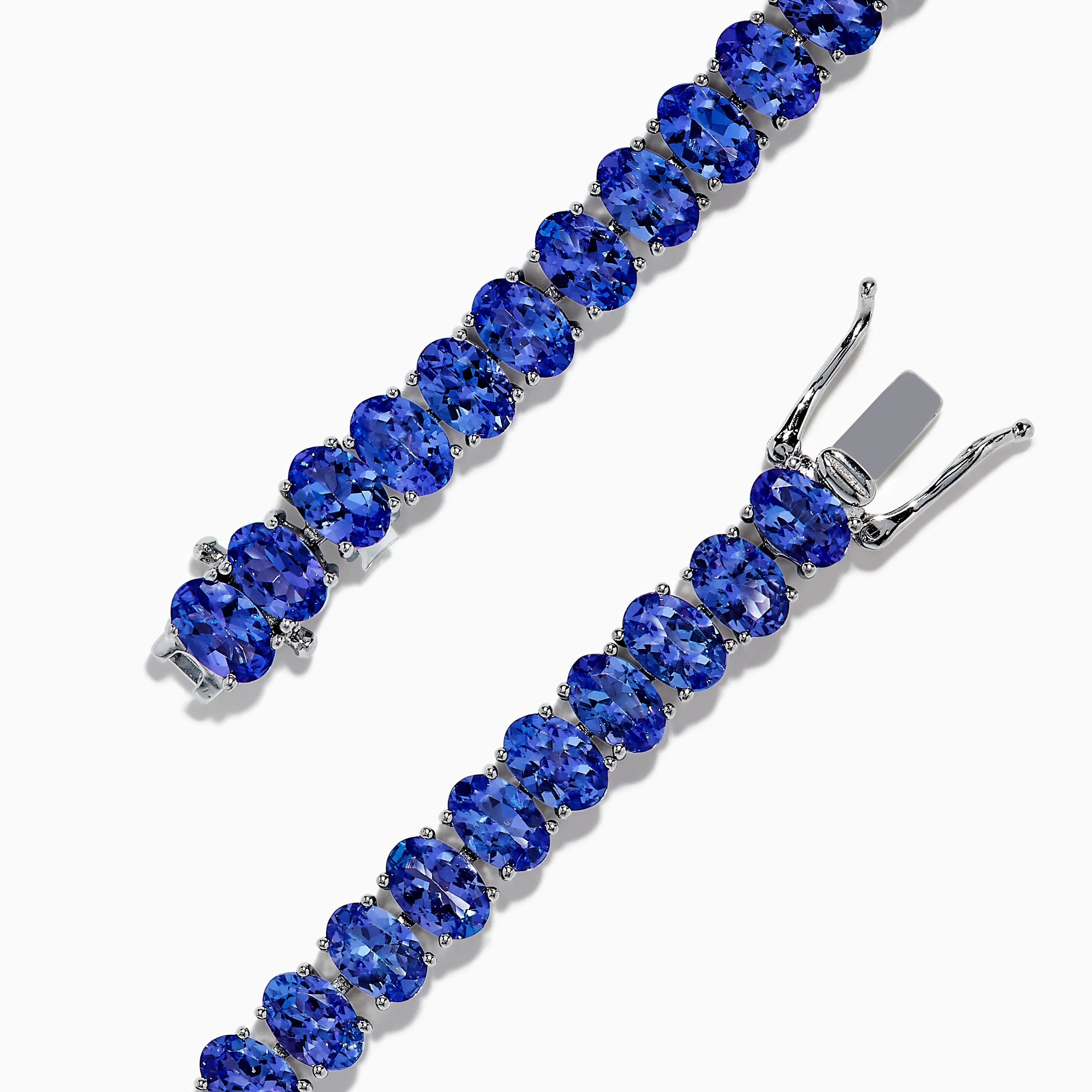 Nahla Siri Sterling Silver Oval Tanzanite Tennis Bracelet sold by Effy product image thumbnail 2