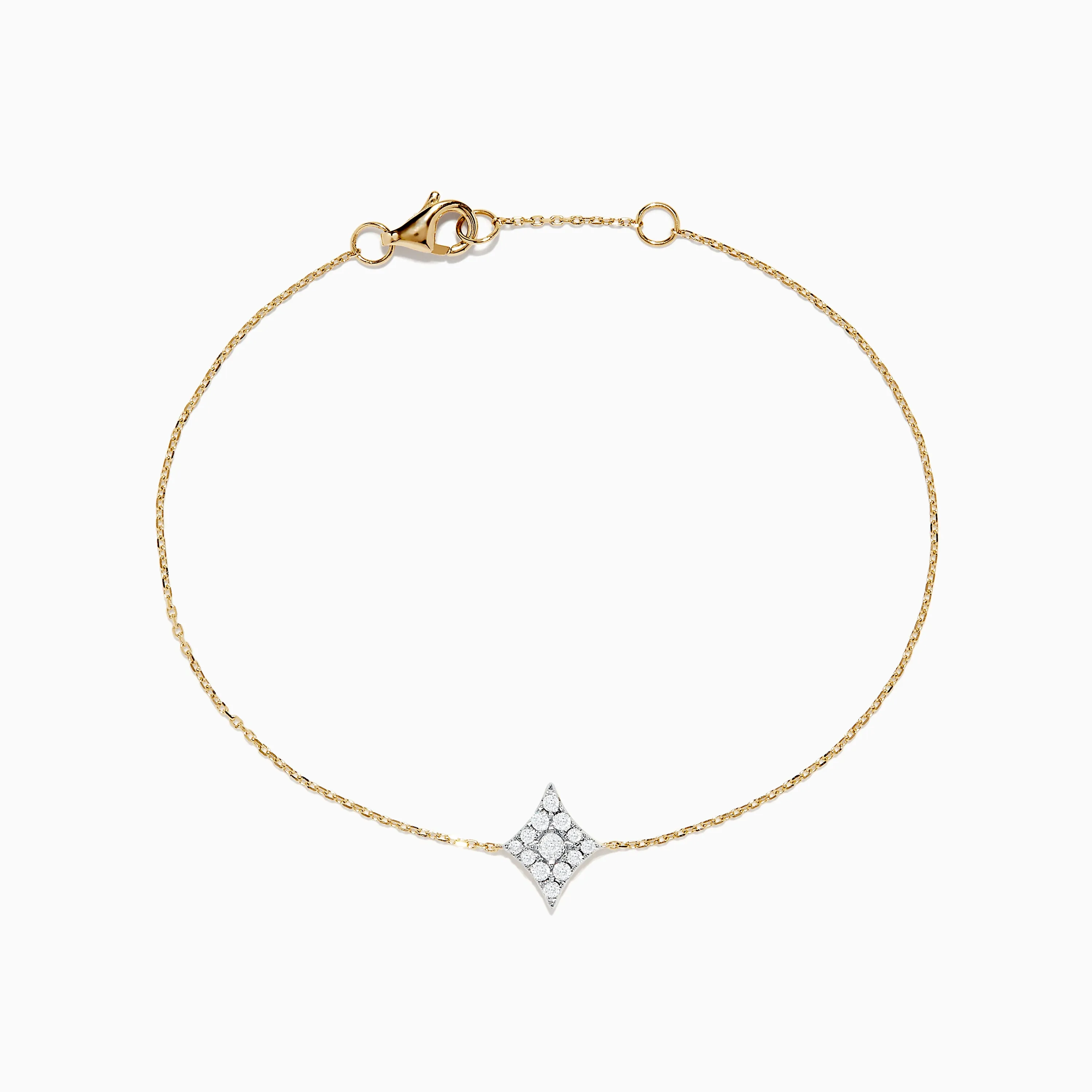 Casino 14K Yellow Gold Diamond Diamonds Suit Bracelet sold by Effy