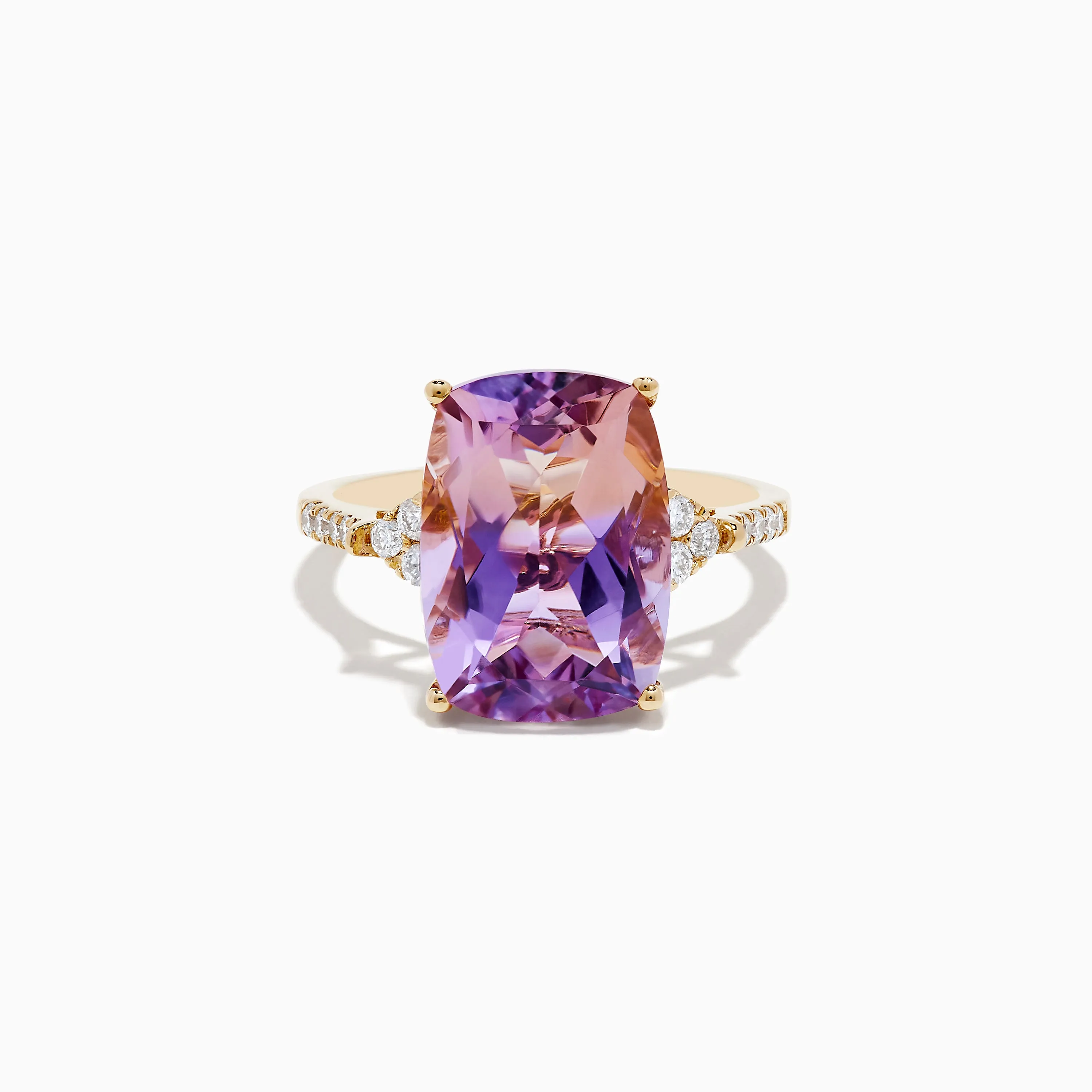 14K Yellow Gold Ametrine and Diamond Ring sold by Effy