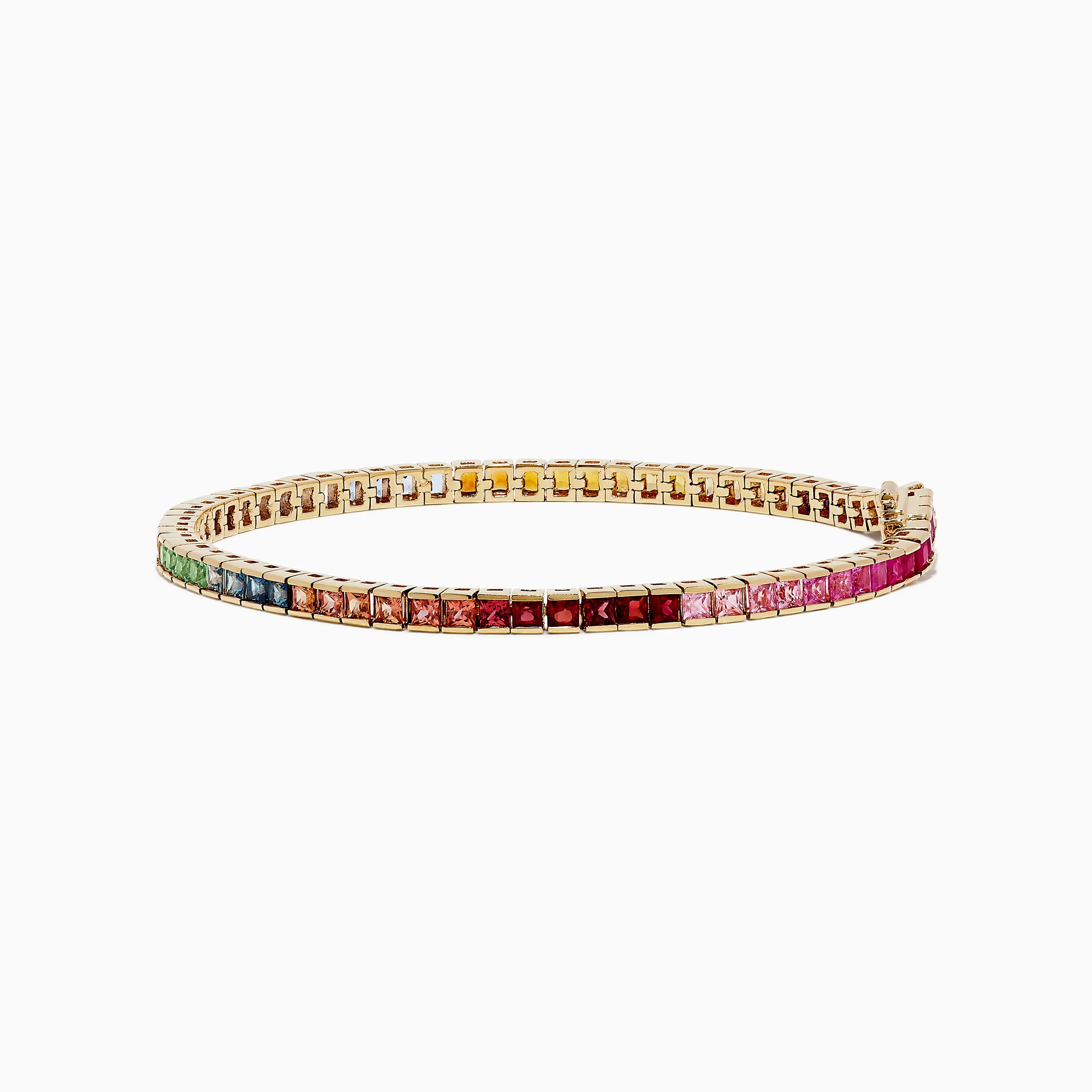 Watercolors 14K Yellow Gold Multi Sapphire Tennis Bracelet sold by Effy