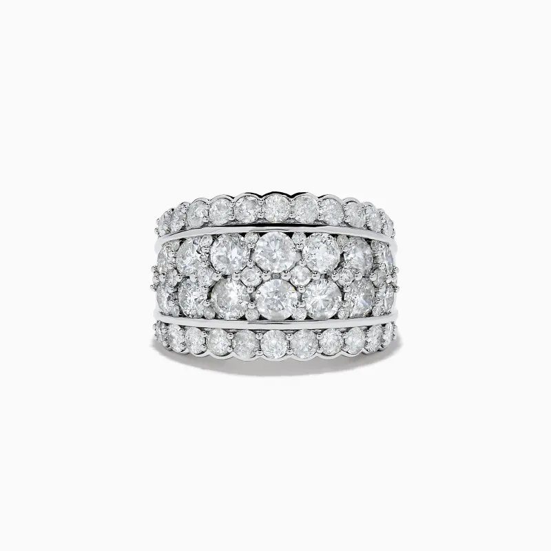 Pave Classica 14K White Gold Diamond Statement Ring 4.84 TCW sold by Effy