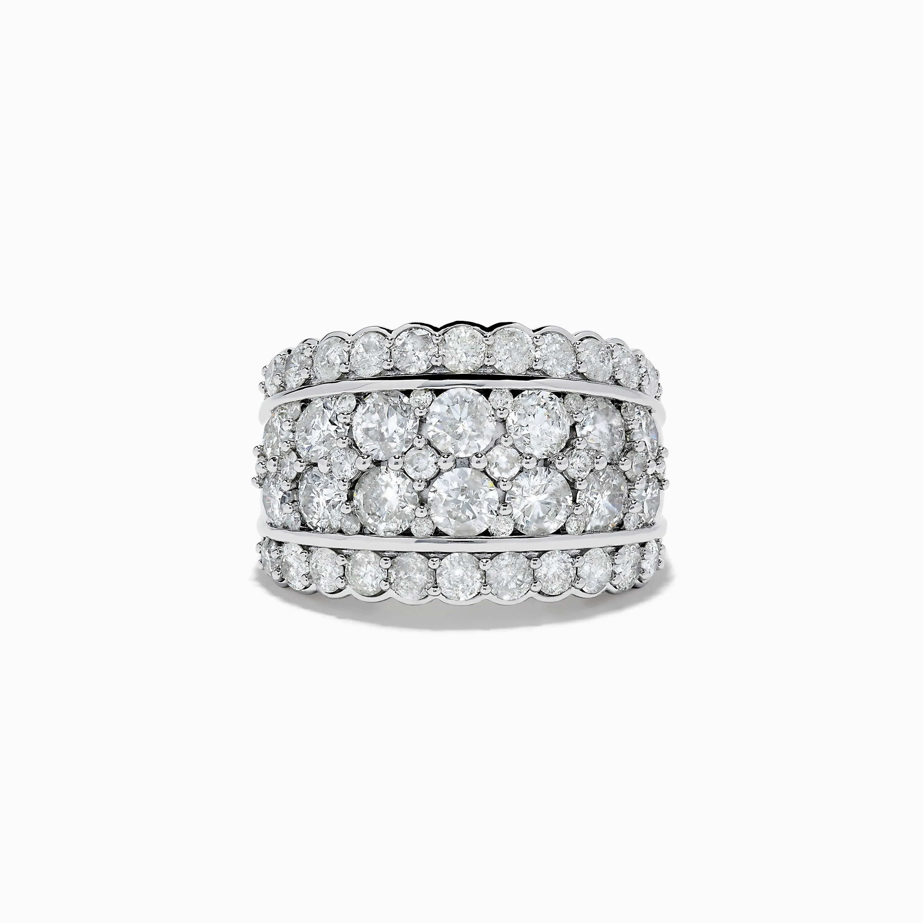 Pave Classica 14K White Gold Diamond Statement Ring 4.84 TCW sold by Effy