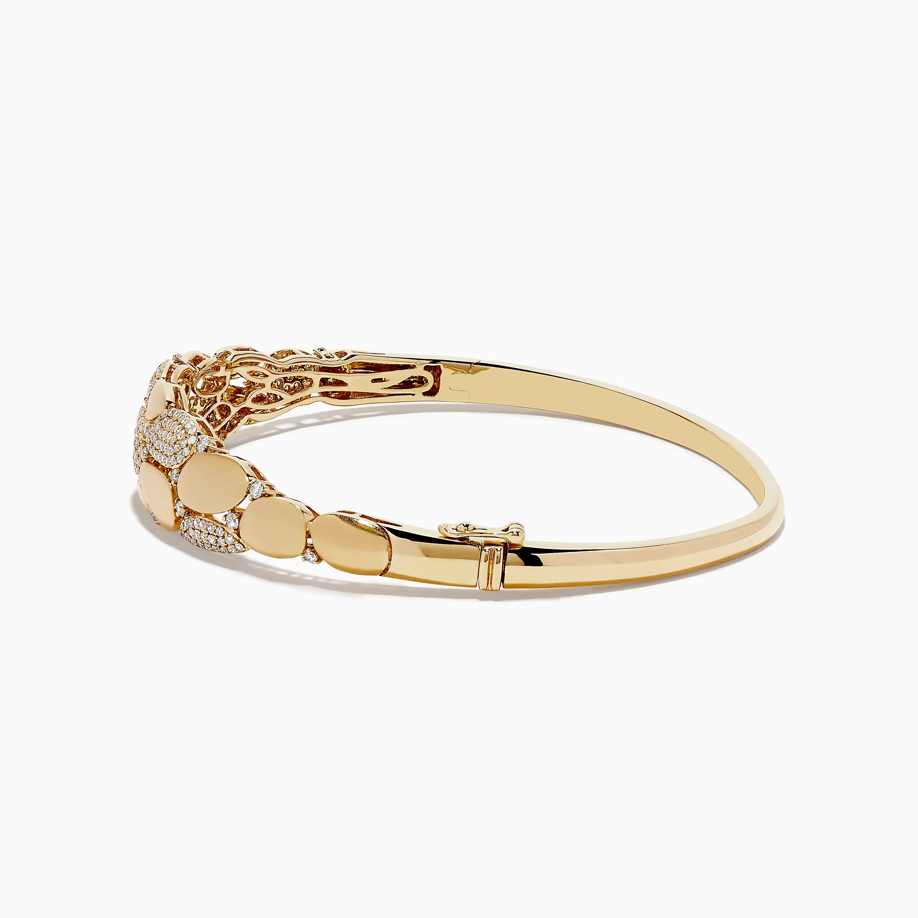 14K Yellow Gold Pave Diamond Bangle sold by Effy product image thumbnail 2