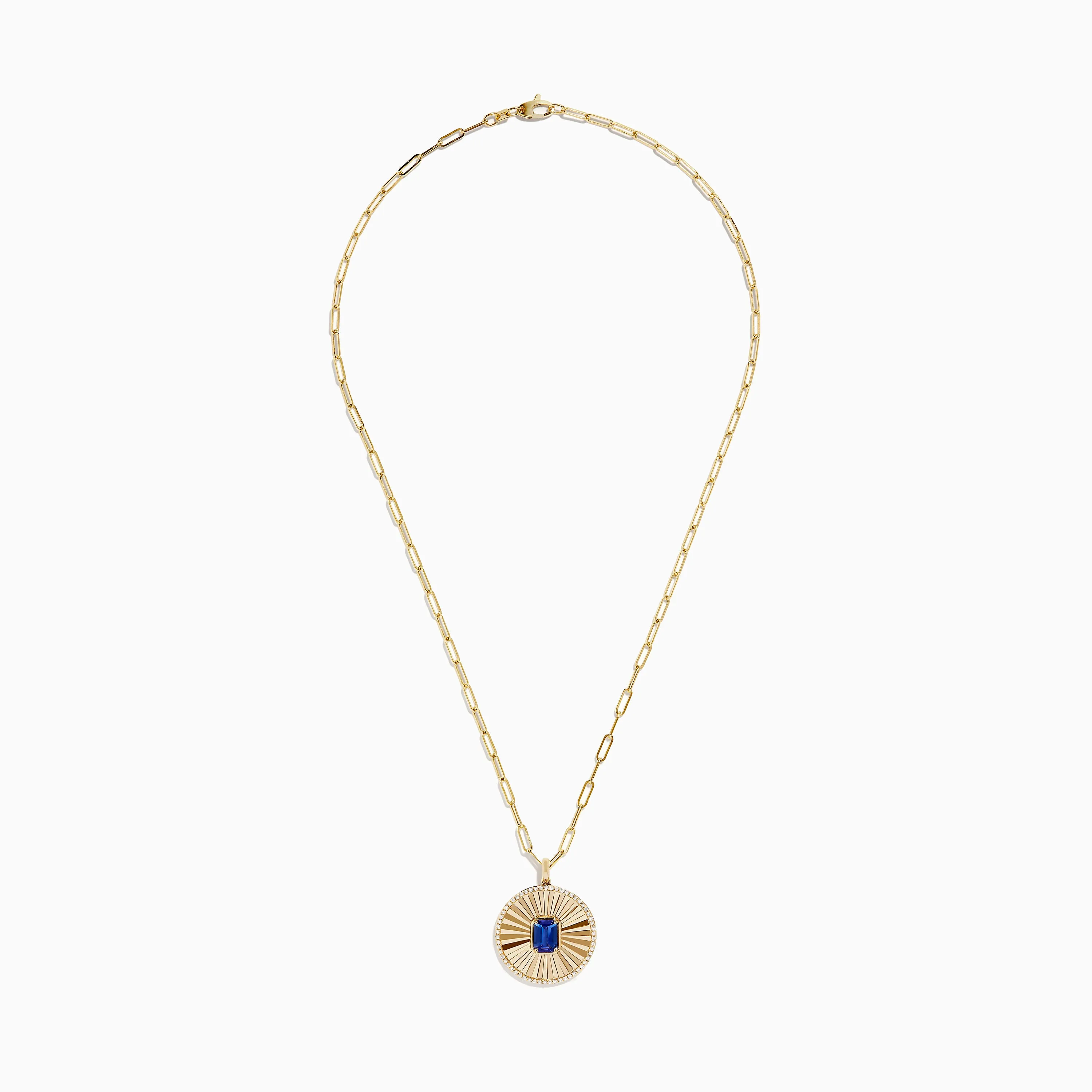 Nahla Siri 14K Yellow Gold Tanzanite and Diamond Pendant sold by Effy product image thumbnail 2
